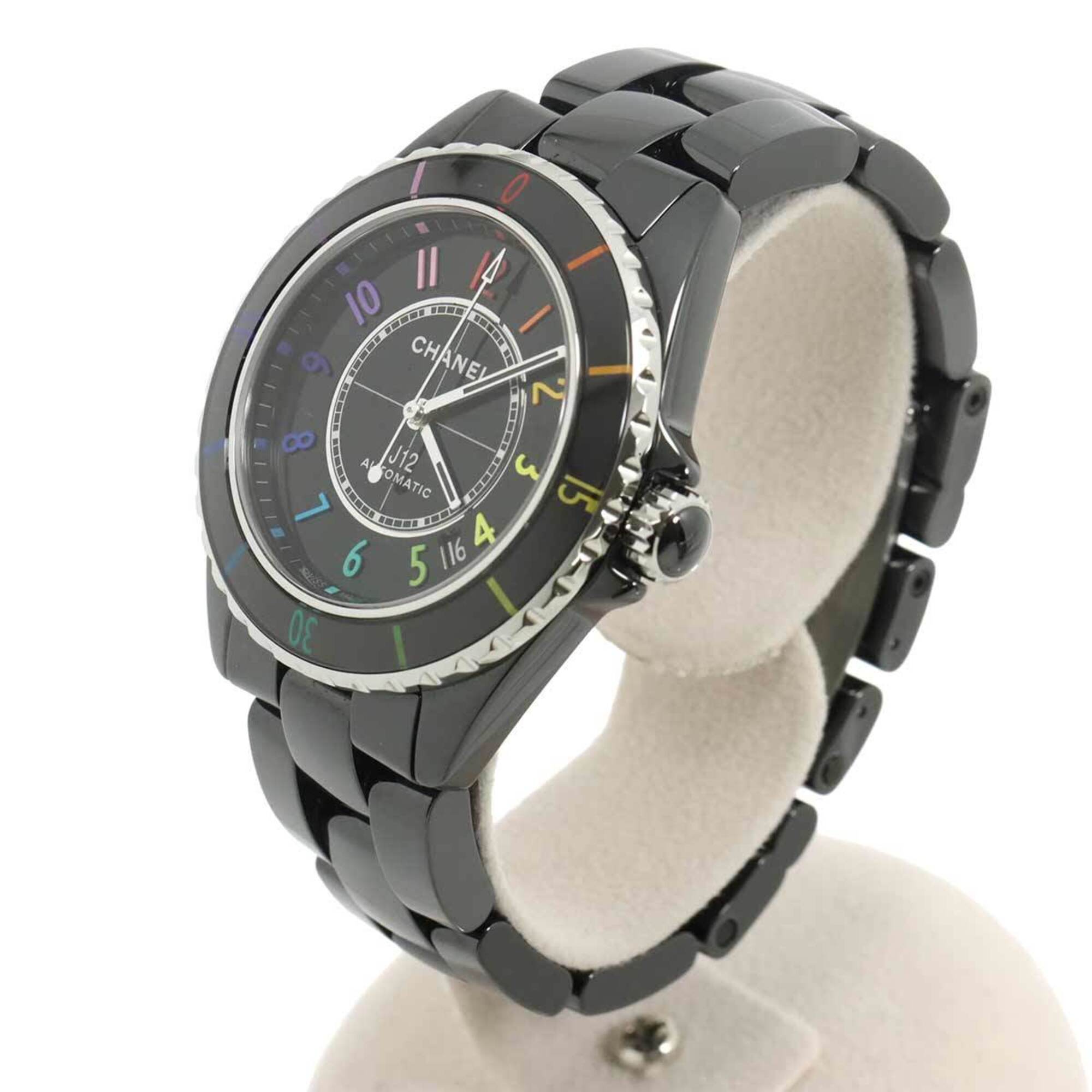 Chanel J12 Electro 38, Édition Limitée à 1 255 exemplaires dans le monde, H7122, Montre Pour Hommes, Date, céramique Noir, remontage Automatique.