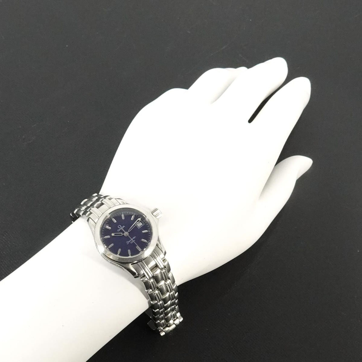 Omega Seamaster 120 Jacques Mayol 2587, blaues Zifferblatt, 26 mm Uhr