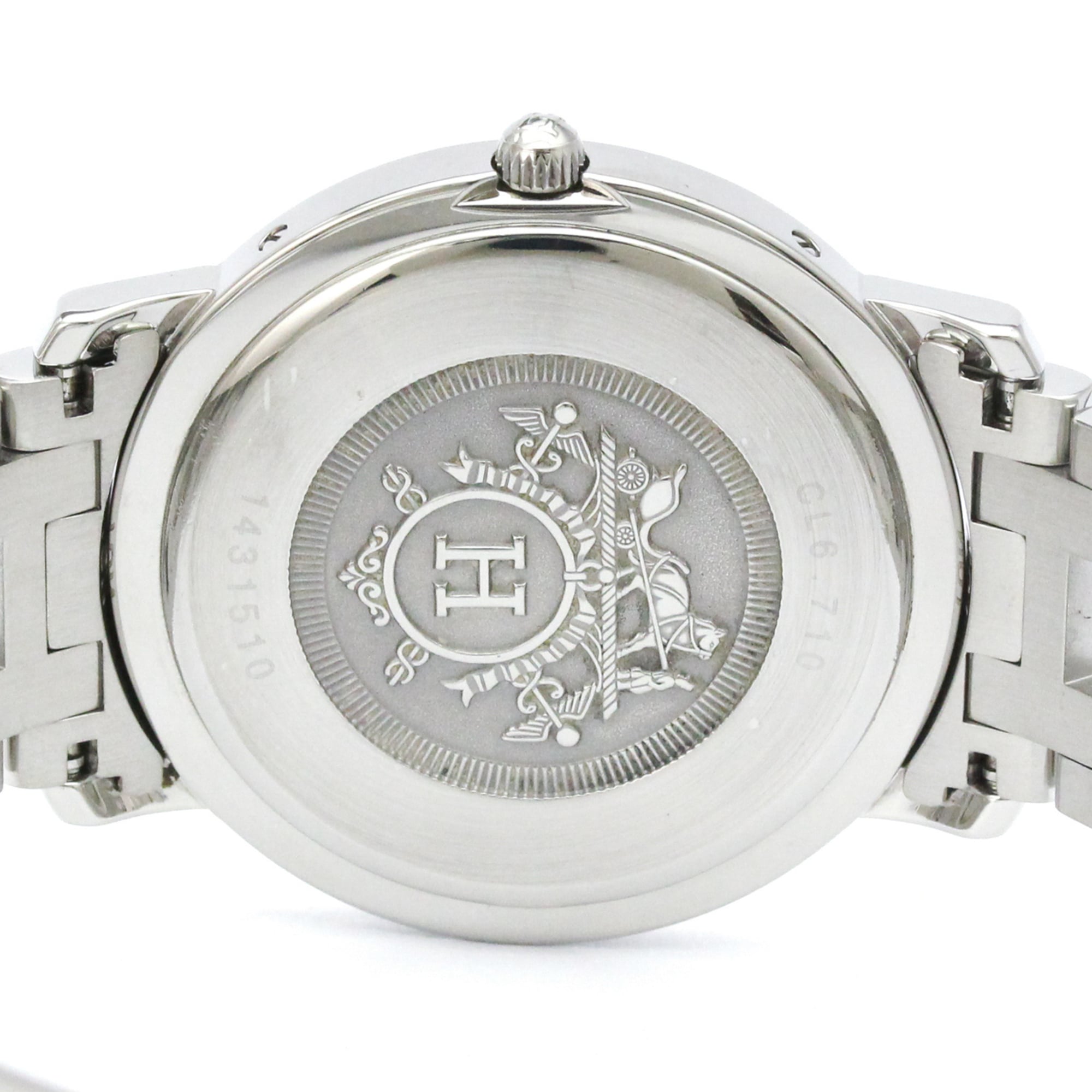Hermes Clipper CL6.710 White Dial 36mm Watch
