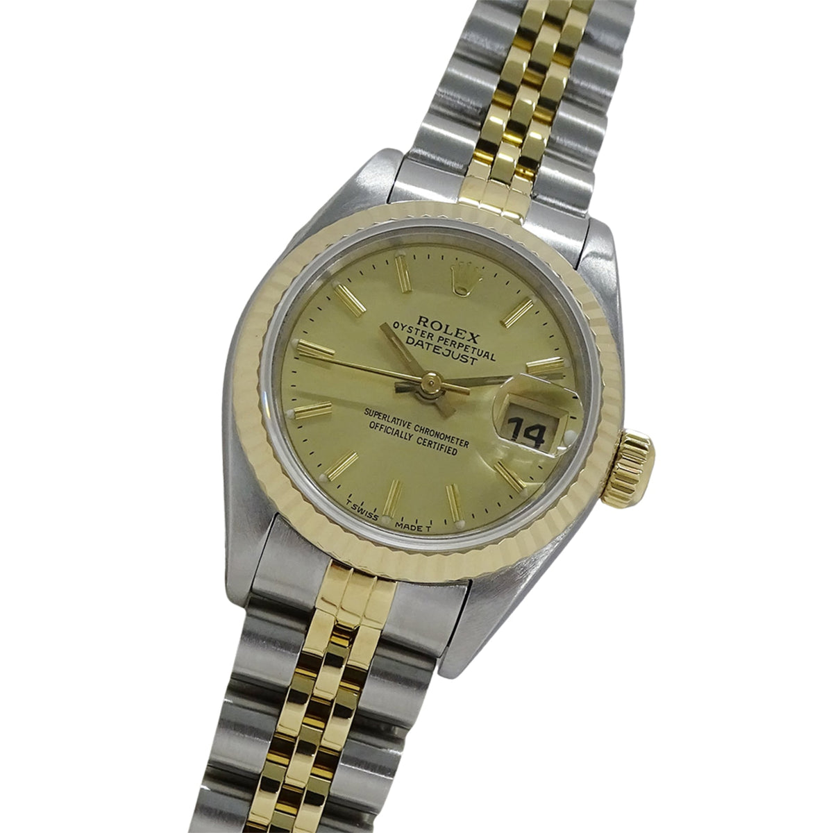 Rolex Datejust 69173 S Gold Dial 26mm Watch