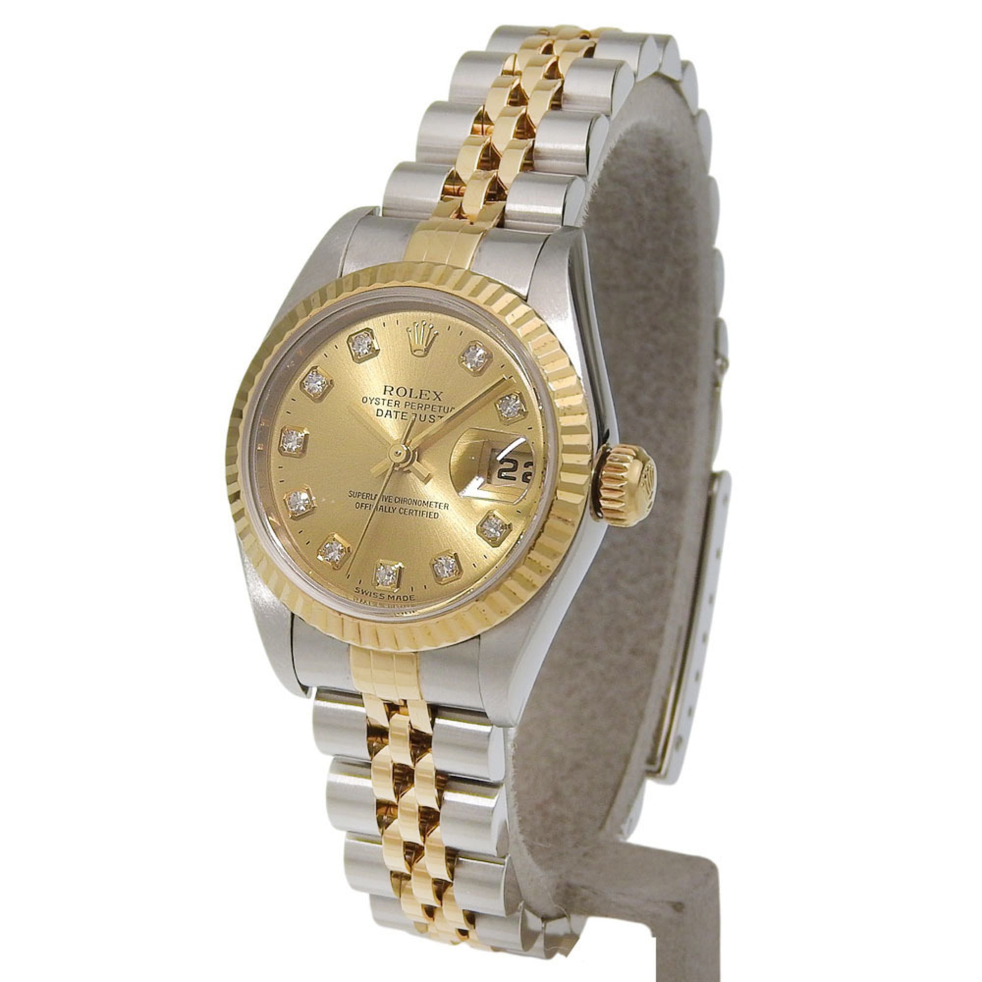 Montre Rolex Datejust Champagne avec cadran de 26 mm