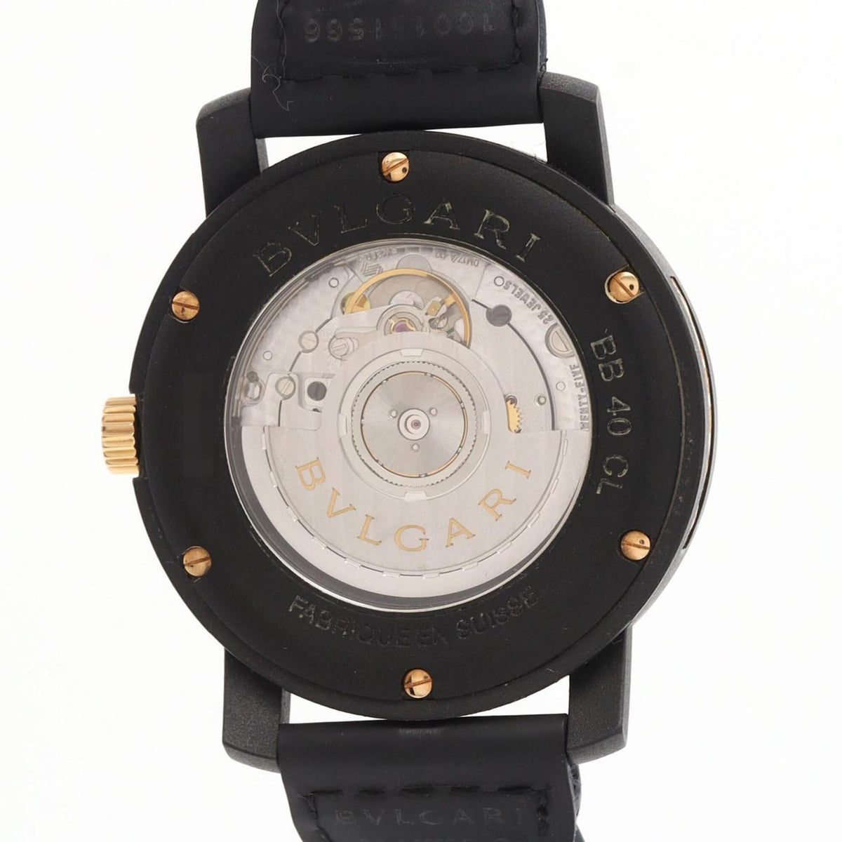 Montre Bvlgari Carbone en or BB40CL/BBP40C3CGLD/102634 à cadran bleu 40mm