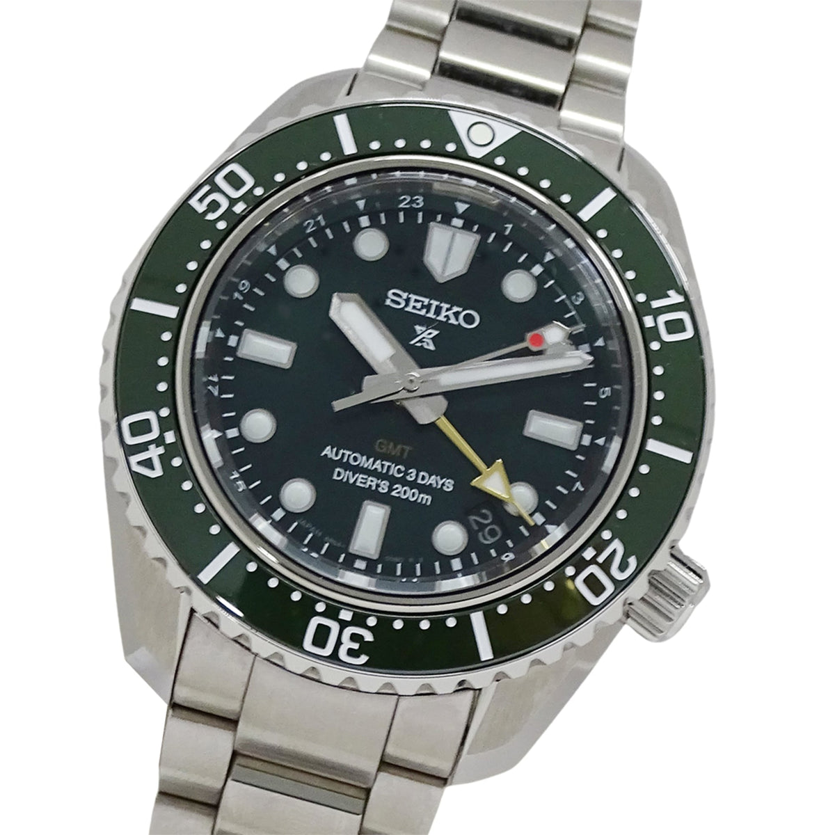 Seiko Prospex 6R54-00D0 6R54-00D0 SBEJ009 Horloge met groene wijzerplaat, 42 mm