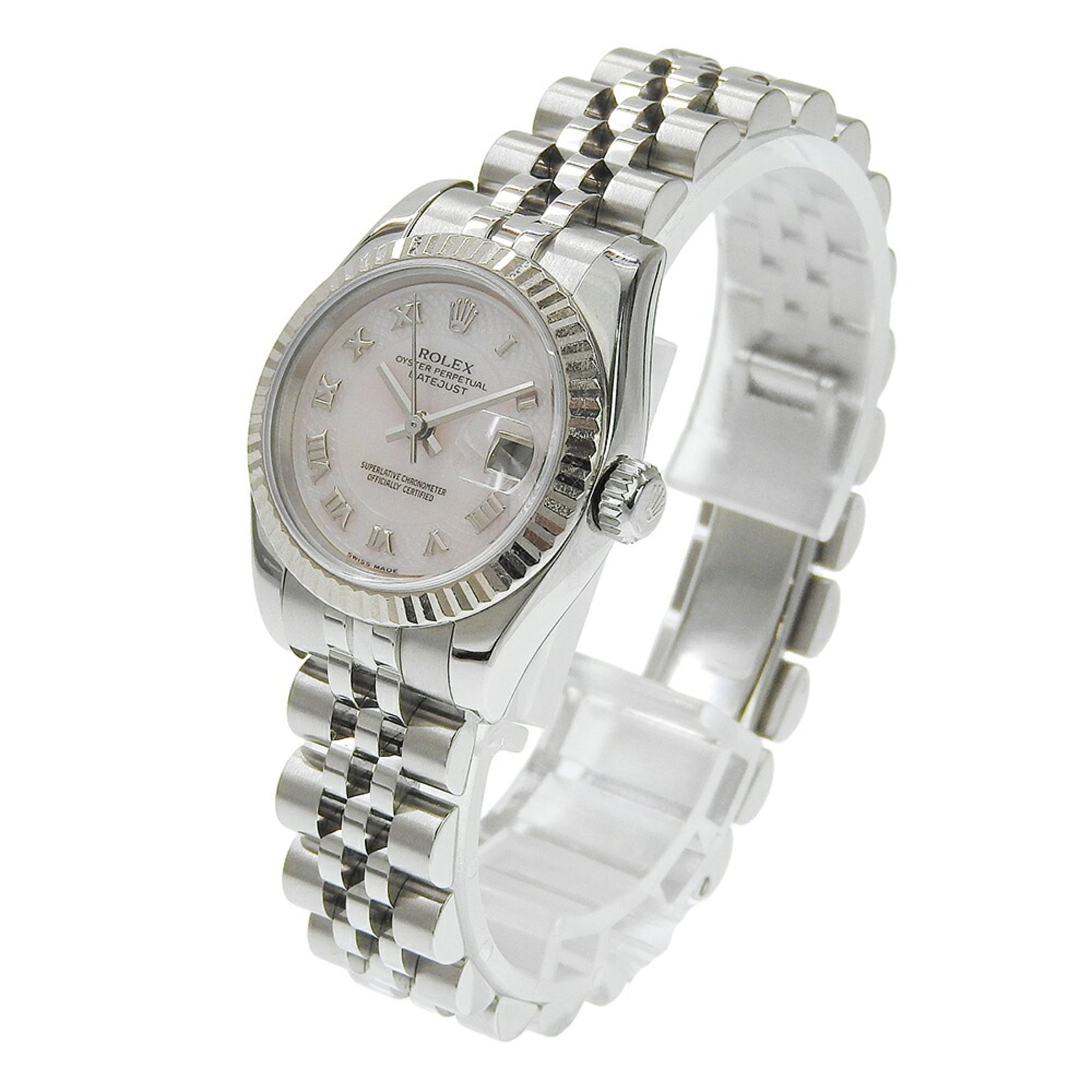 Montre Rolex Datejust Rose à cadran 26 mm