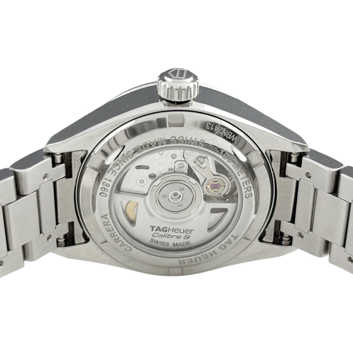 TAG Heuer Carrera 11P WBN2413, marineblaues Zifferblatt, 29 mm Uhr