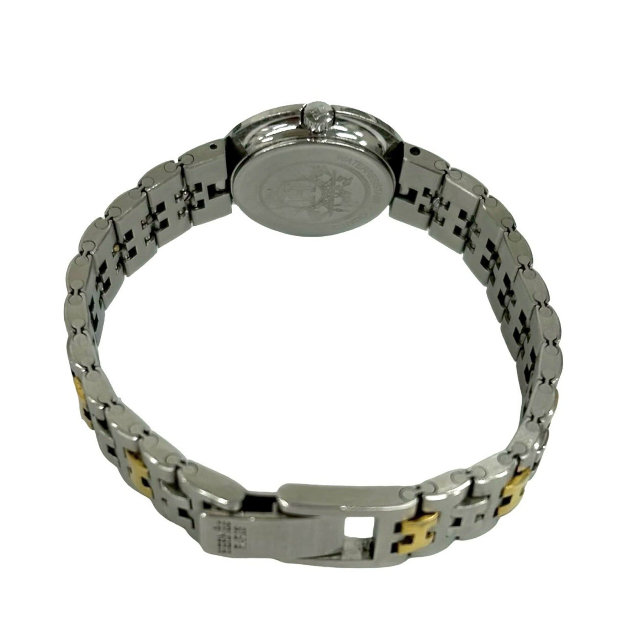 HERMES Vintage Clipper Stainless Steel GP Quartz Silver 32954