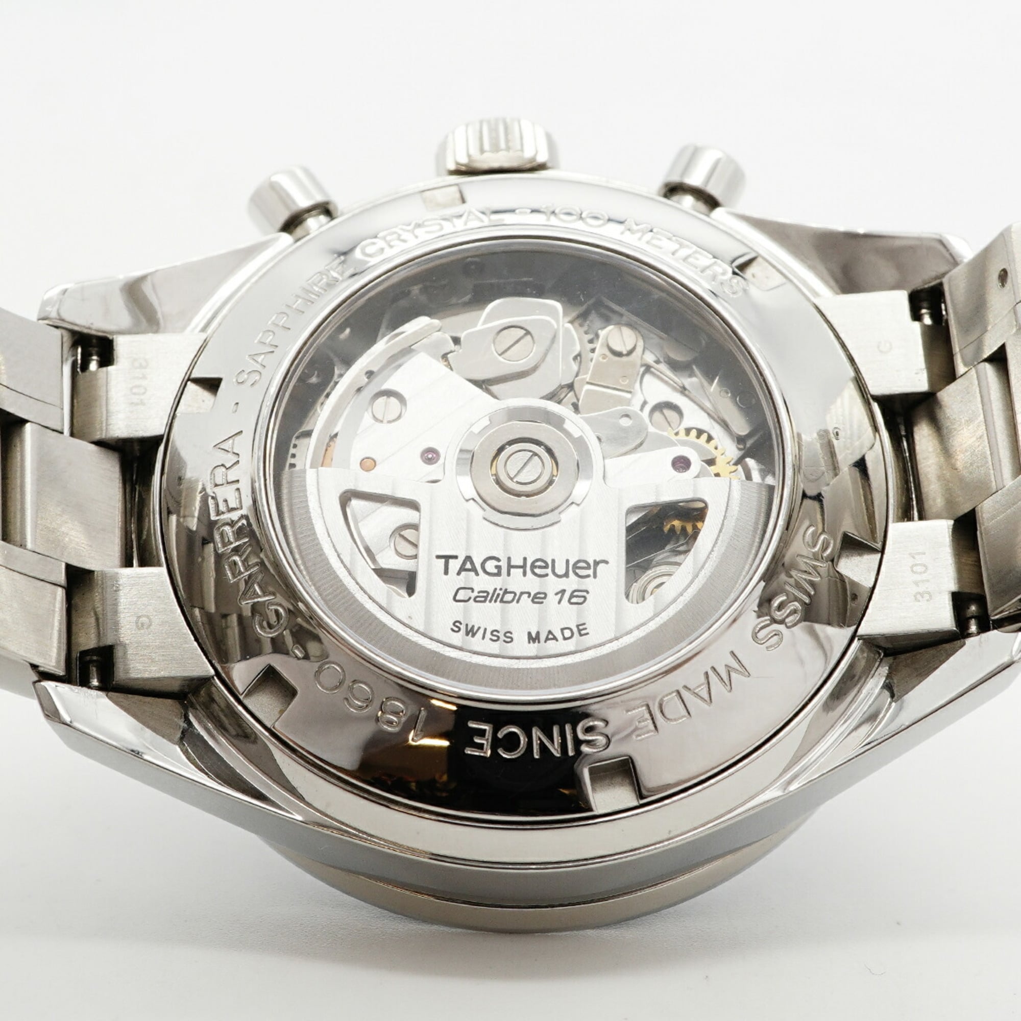 TAG Heuer Carrera CV2010 Herrenuhr Schwarz Zifferblatt