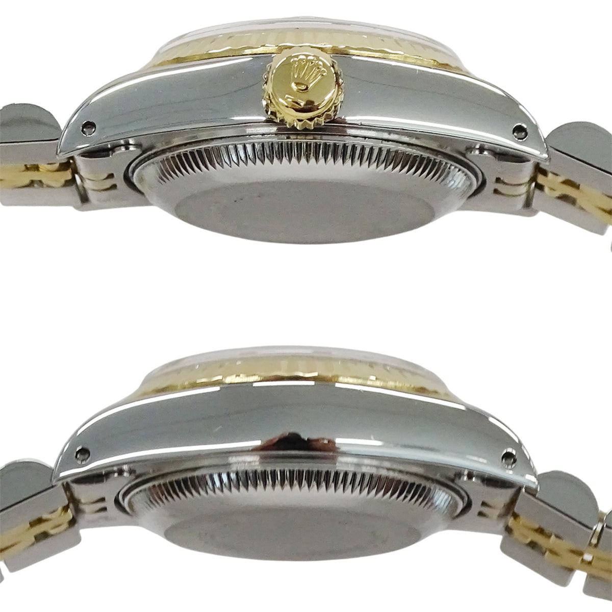 Rolex Datejust 69173 L, goldenes Zifferblatt, 26 mm Uhr
