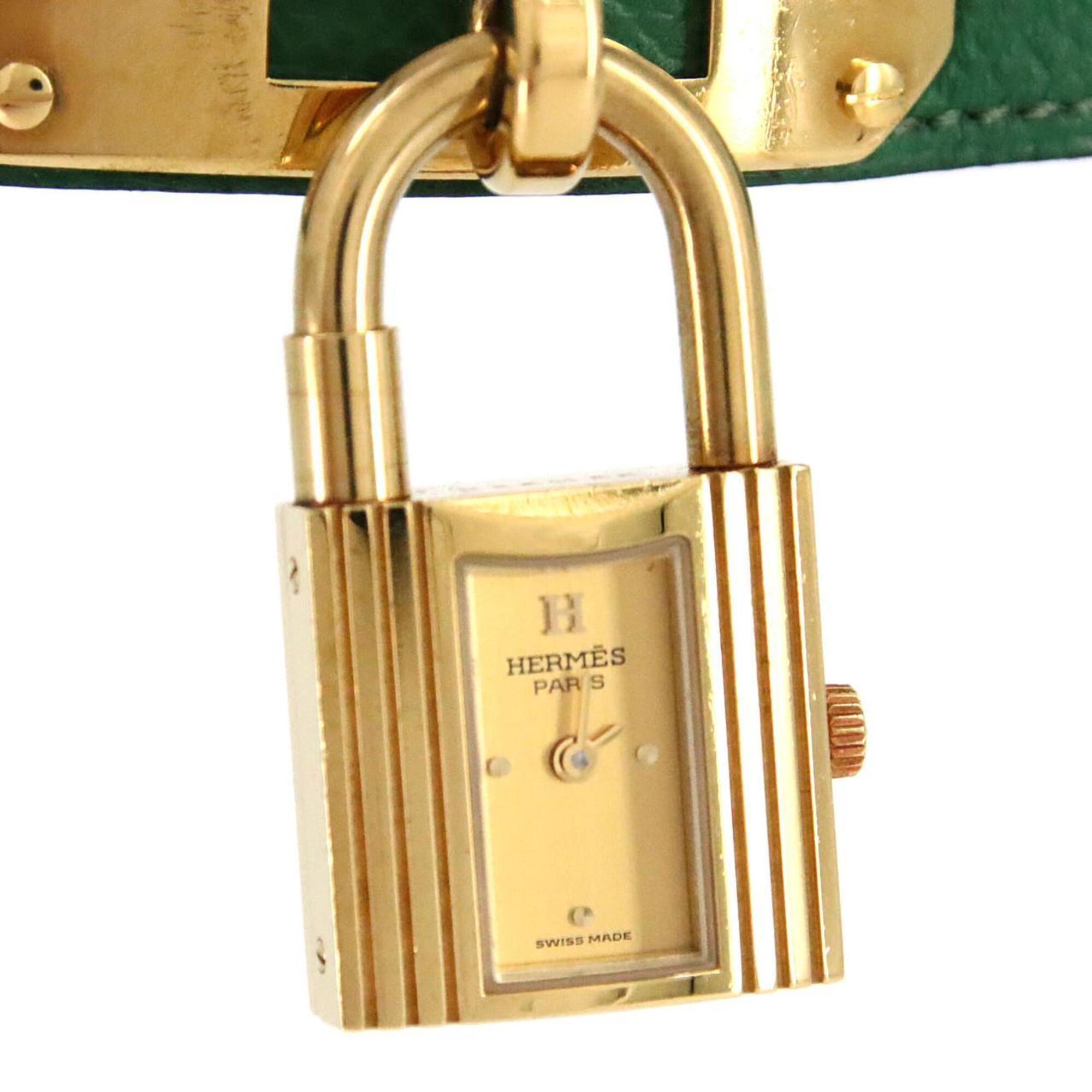 Hermes Kelly KE1.201 Gold Dial 20mm Watch