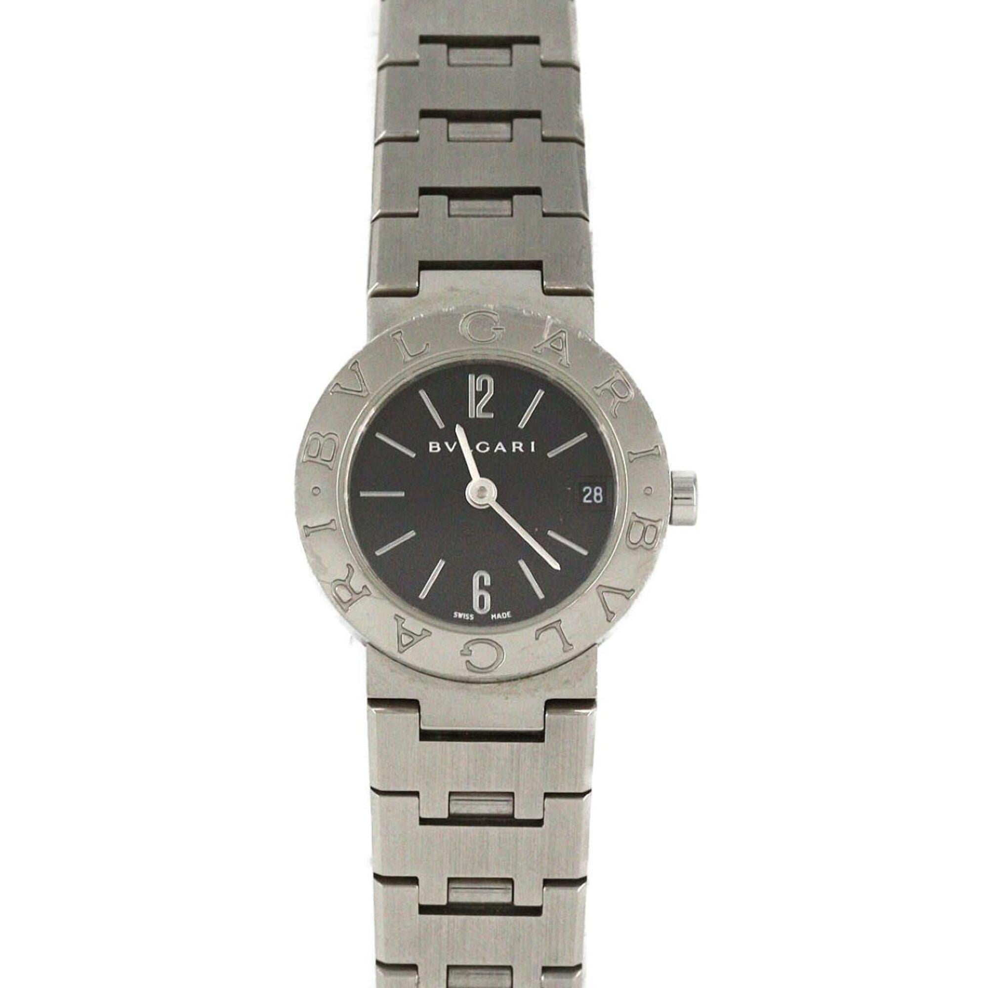 Bvlgari Bulgari BB23SS/BB23SSD Black Dial 23mm Watch
