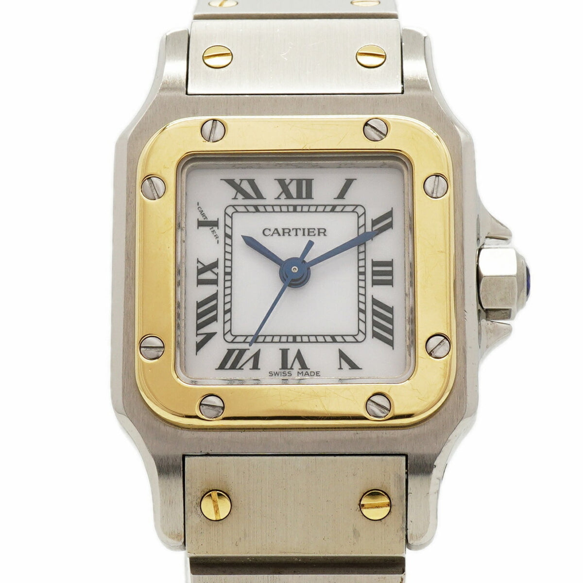 CARTIER Santos Galbee SM white Dial Automatic Ladies Watch_952358 Cartier Santos Galbee 1564 Stainless Steel White Dial 29mm  main image 4