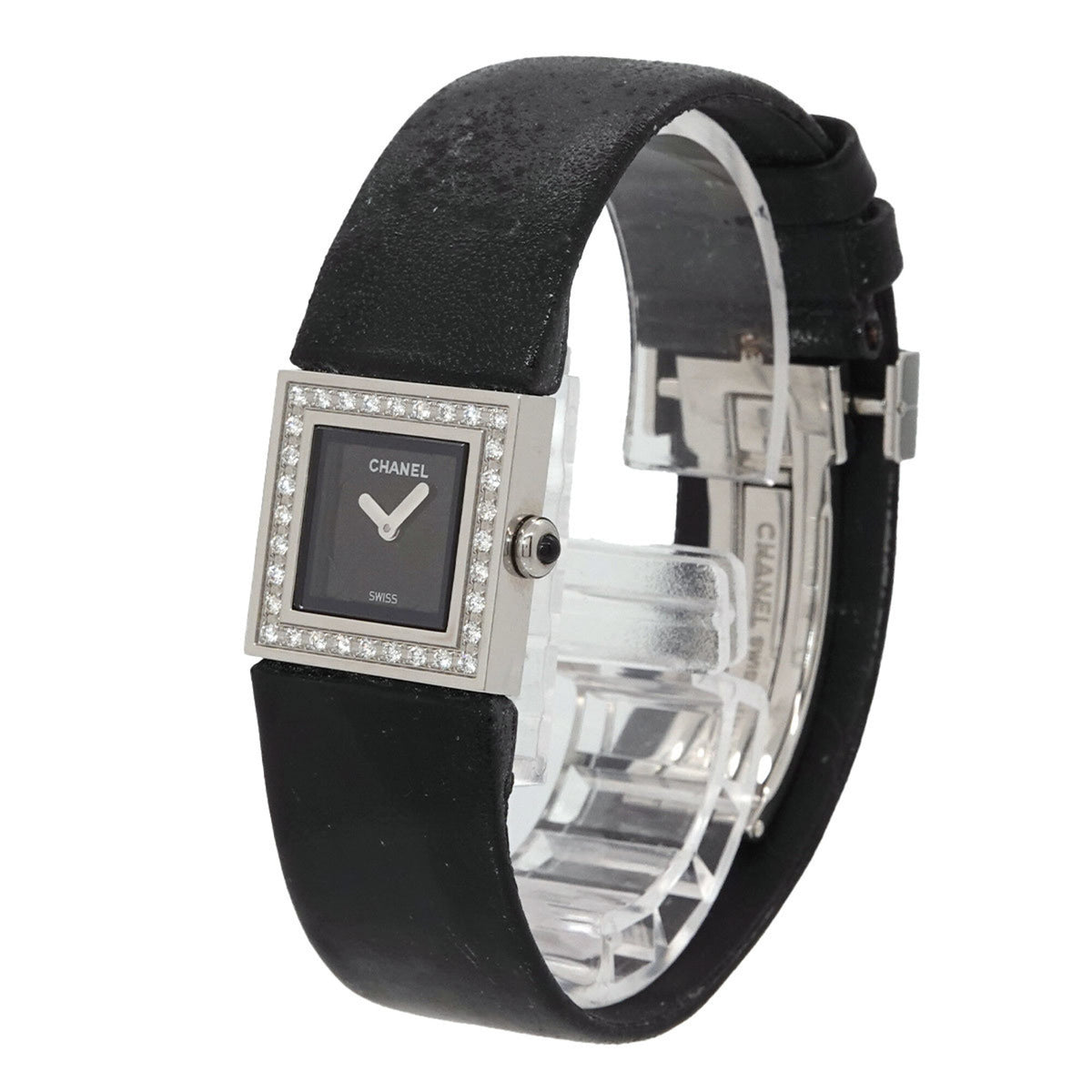 Chanel Matelasse H0500 Black Dial 19mm Watch