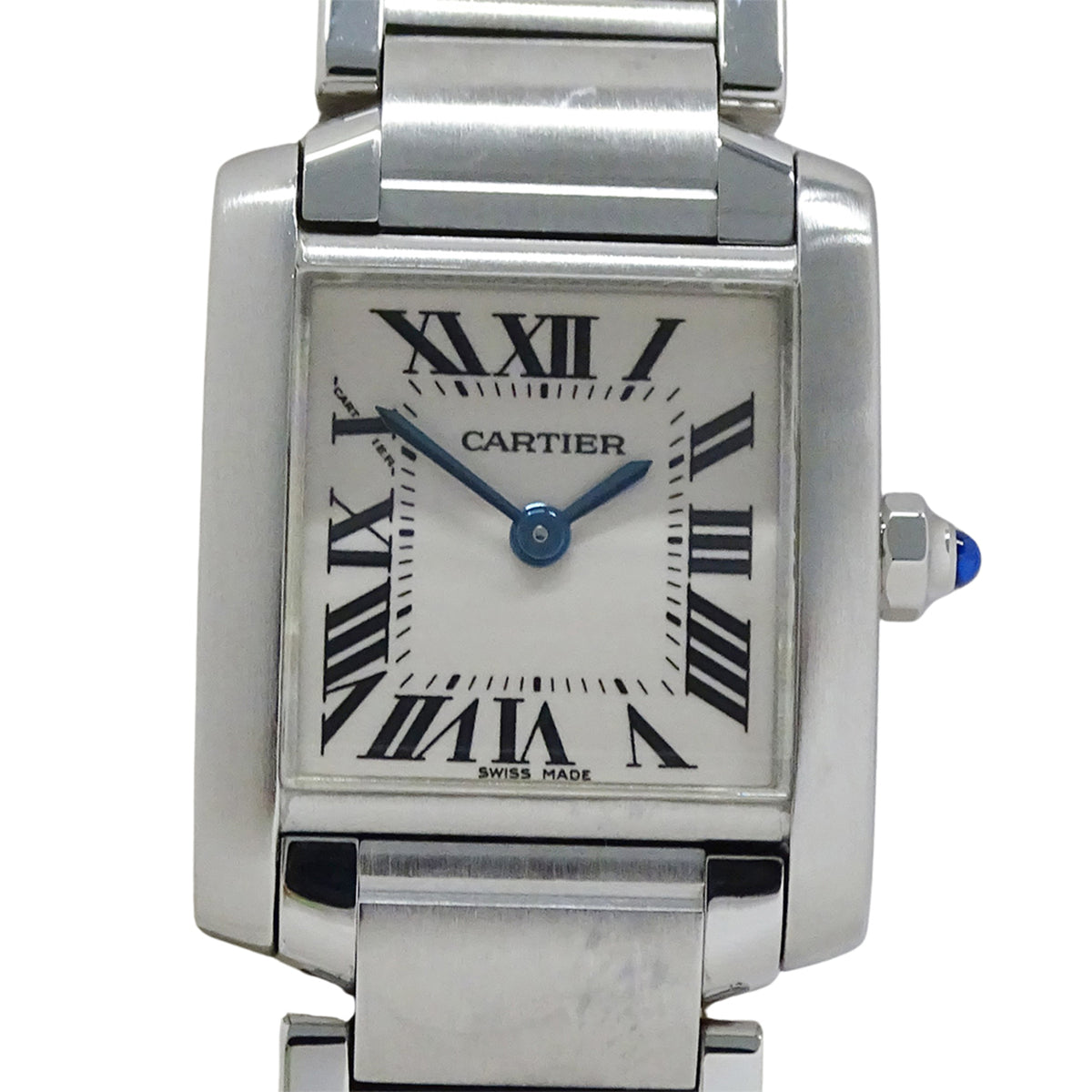 Cartier Tank Française SM W51008Q3 Elfenbein Zifferblatt 20 mm Uhr