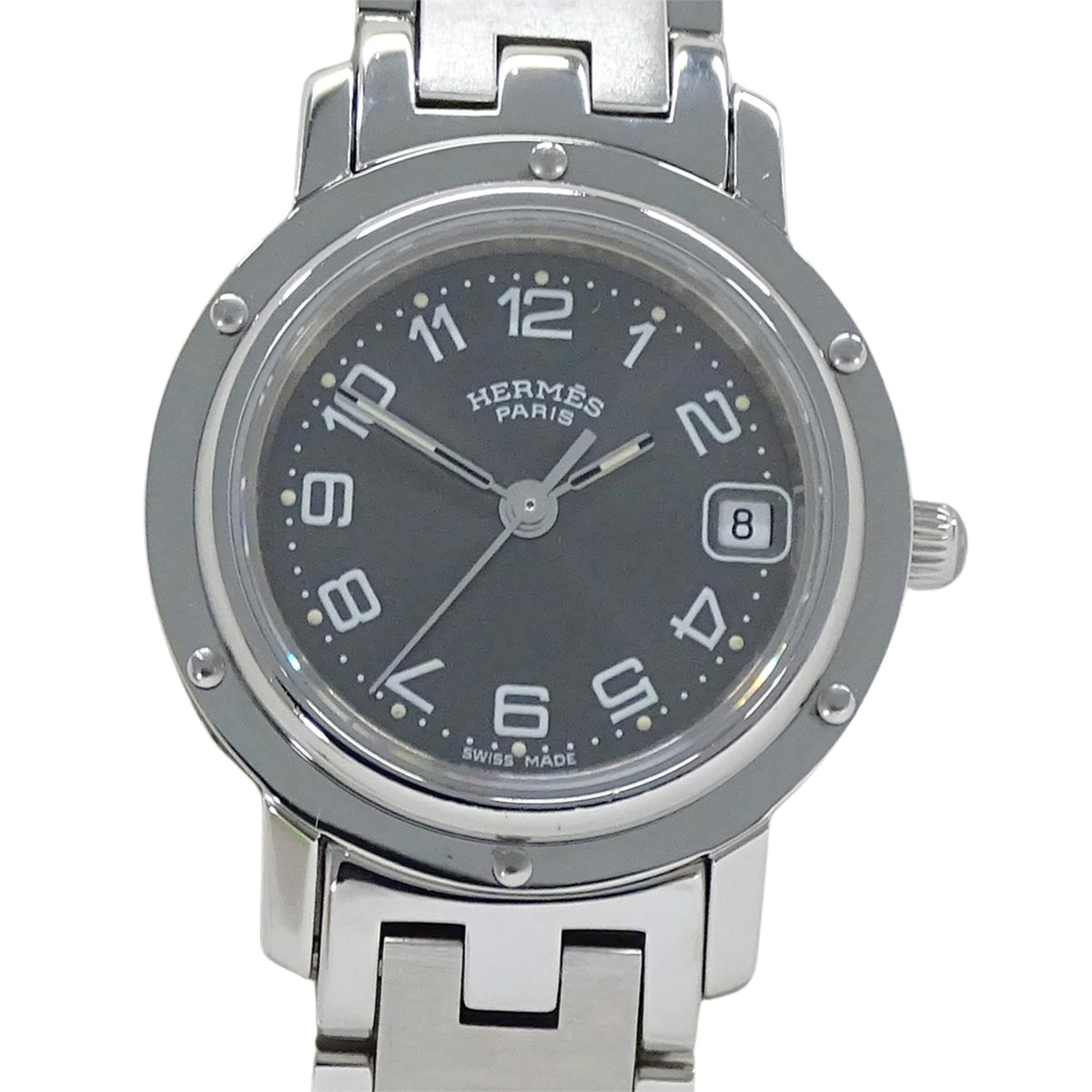 Hermes Clipper CL4.210 Gray Dial 24mm Watch