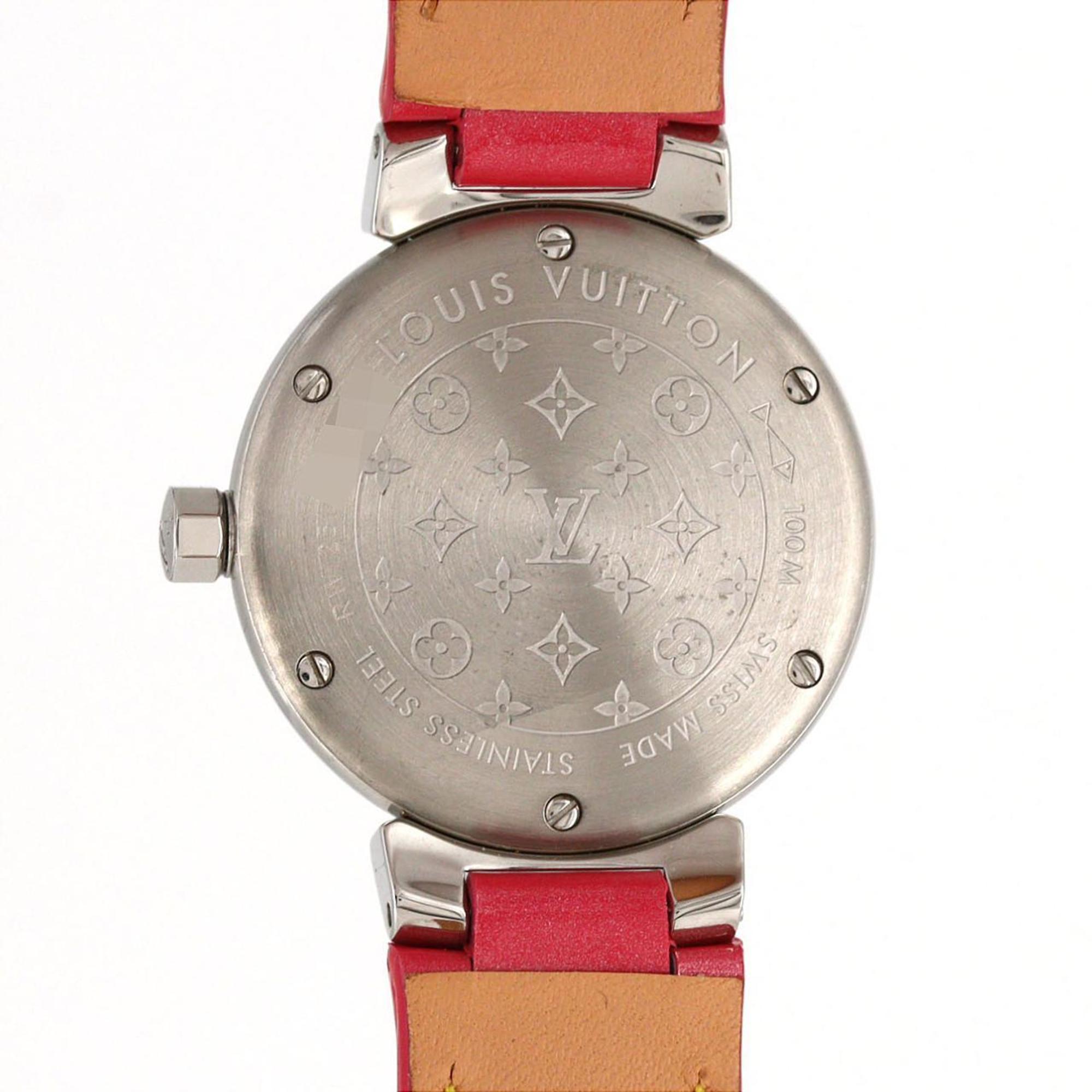 Louis Vuitton Tambour 12P Q121H roestvrijstalen quartzhorloge