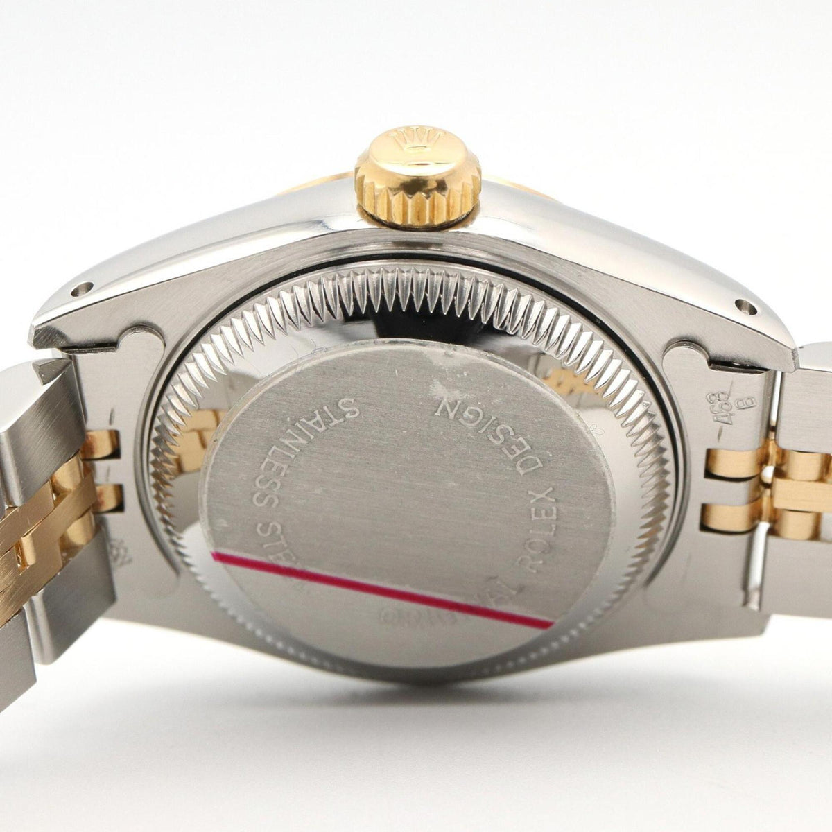 Rolex Datejust 97 Bar 18 K (69173 Schwarz, goldenes Zifferblatt, 26 mm Uhr