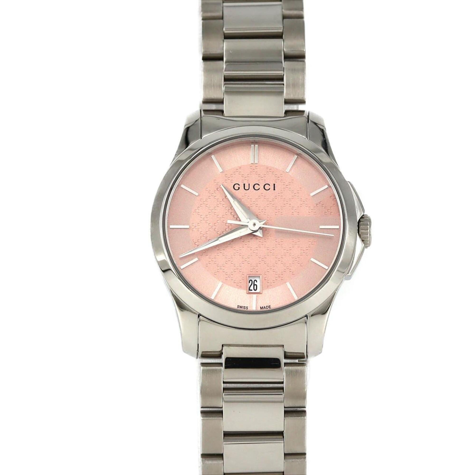 Gucci G-Timeless 126.5 YA126524 SS Quartz Watch