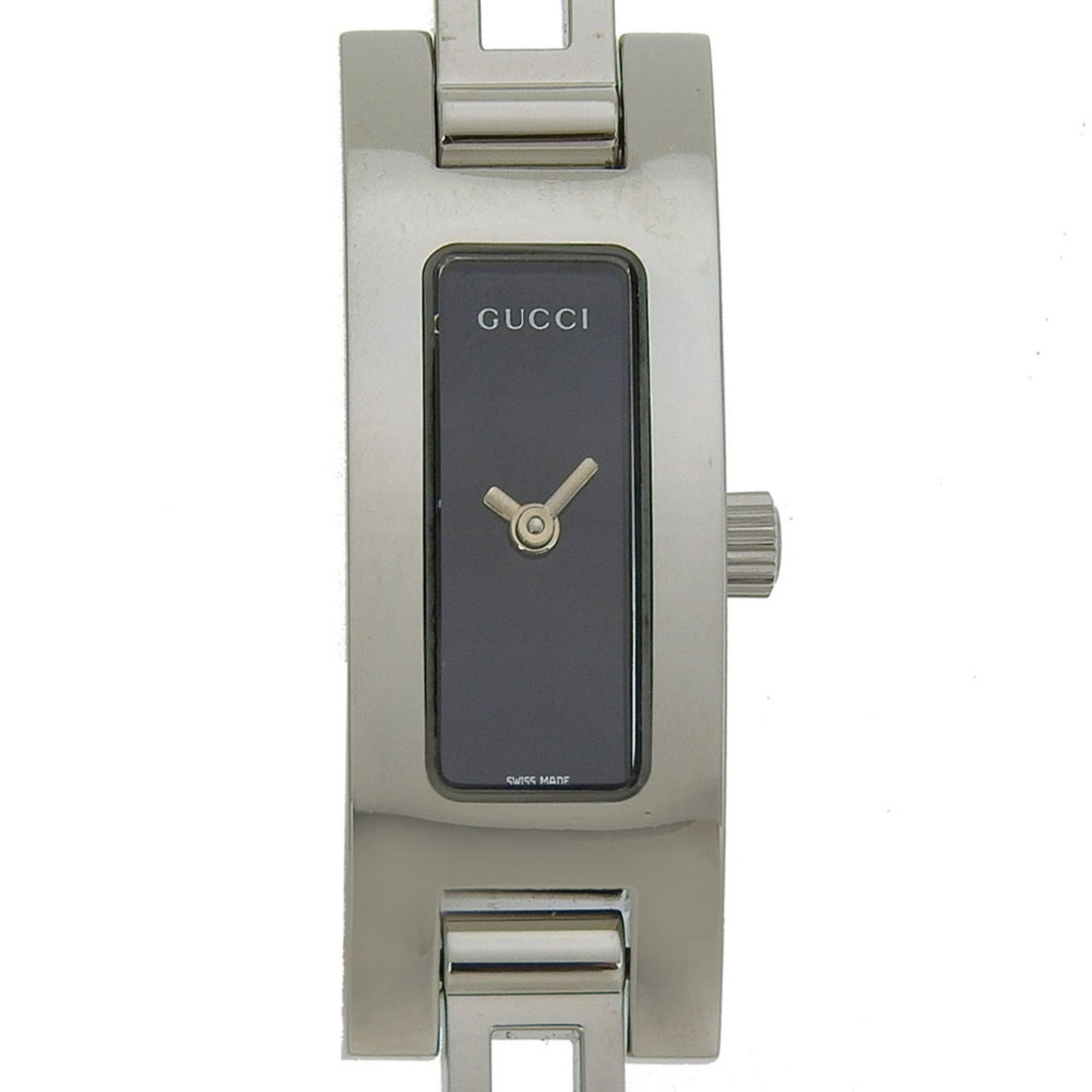 Gucci GUCCI Watch 3900L Stainless Steel Quartz Analog Display Black Di