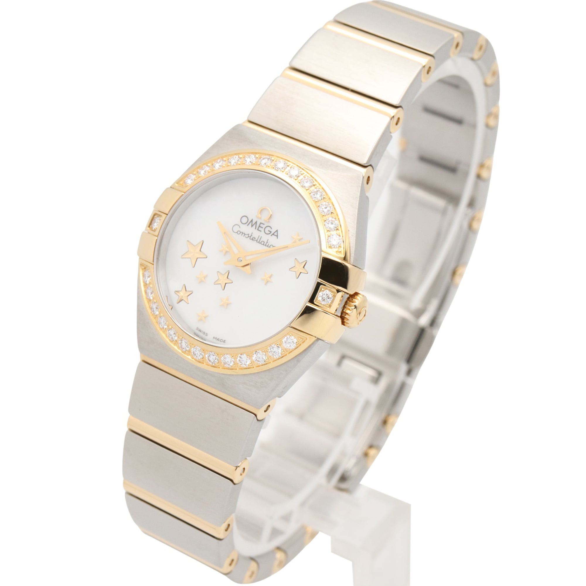 Omega Constellation Brushed 123.25.24.60.05.001 White Dial 24mm Watch