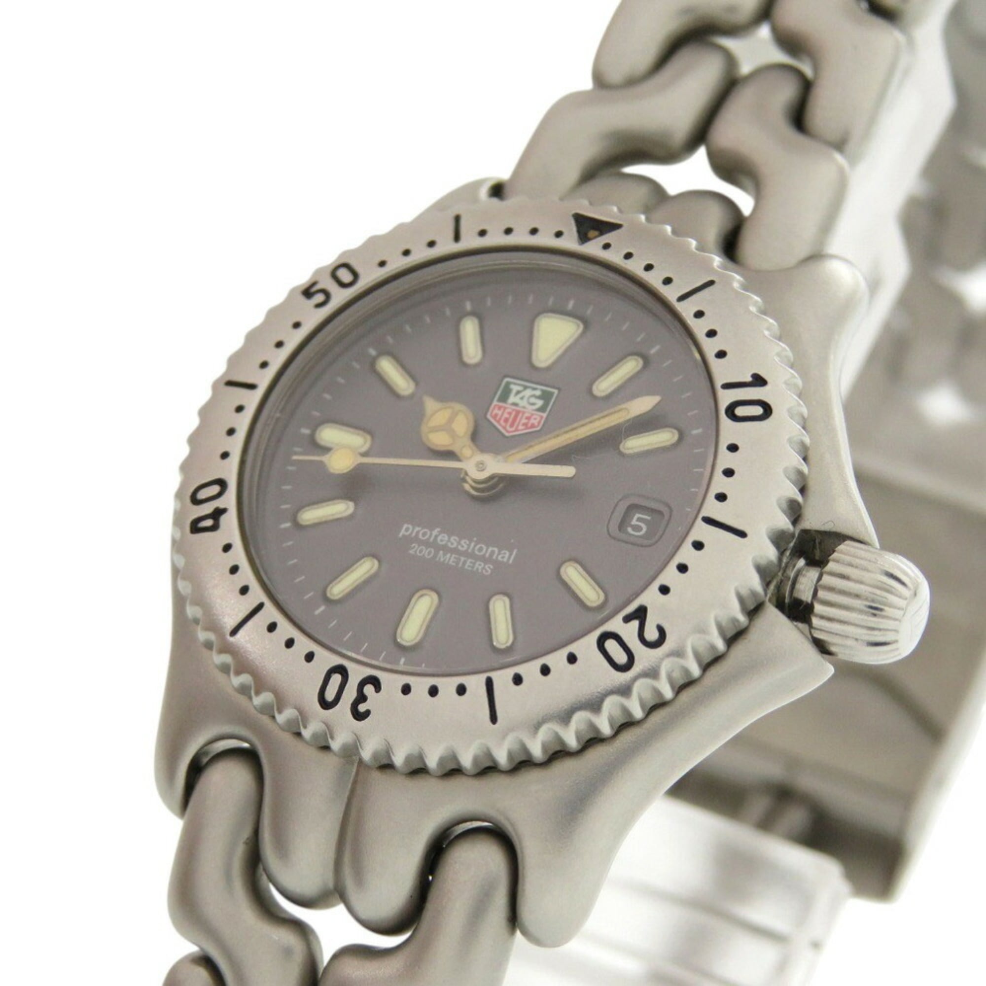 TAG Heuer S99.215 Professional 200m Stainless Steel Grey Quartz Watch