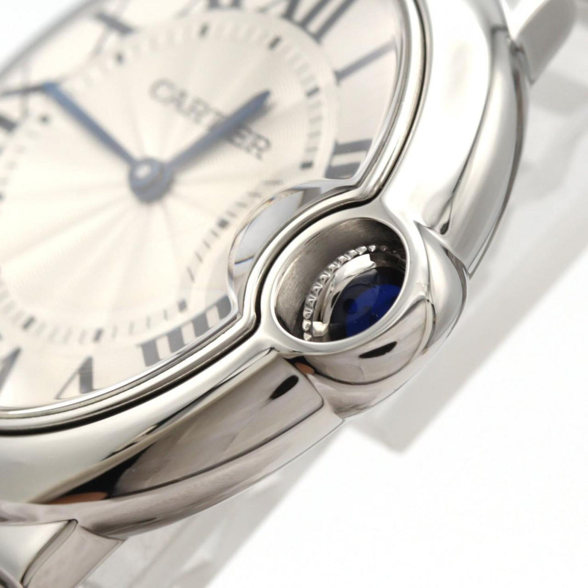 Cartier Ballon Bleu MM W69011Z4 Silver Dial 36mm Watch