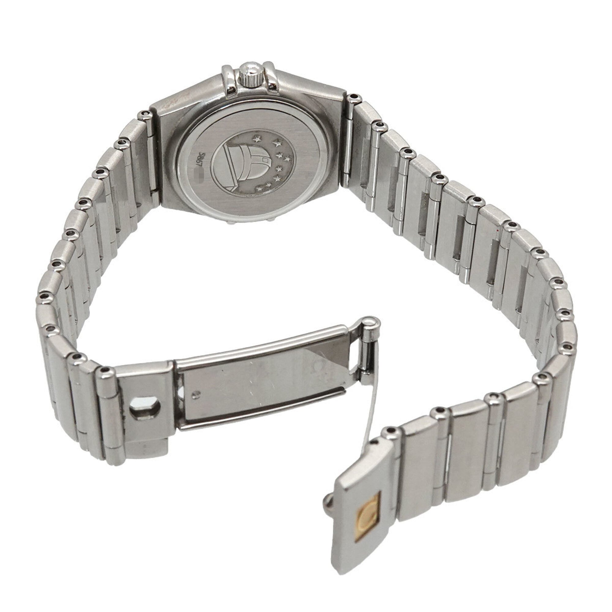 Omega Constellation 1562 40, graues Zifferblatt, 23 mm Uhr