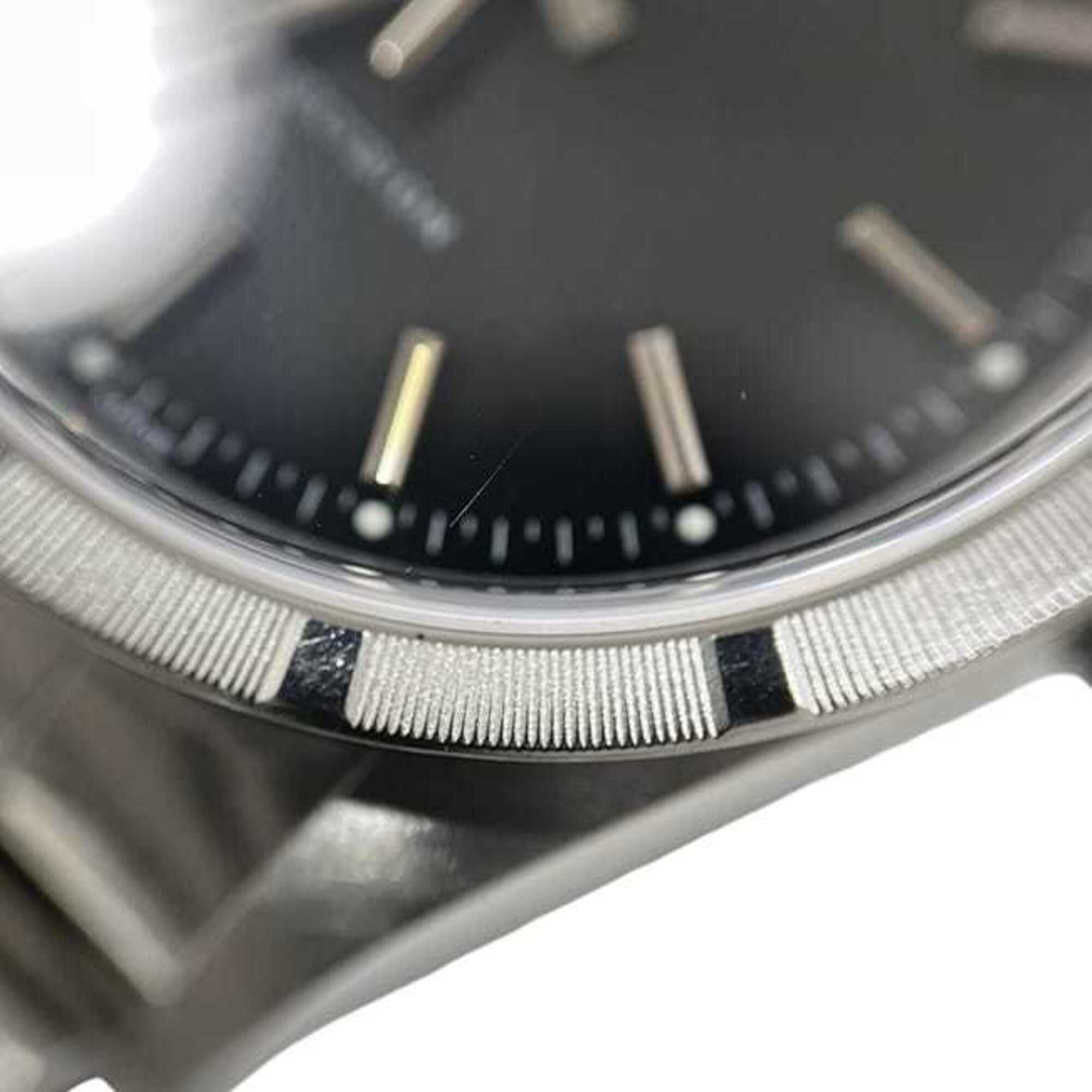 Rolex Air-King Black Silver 14010 - Stainless Steel Automatic P-series Dial