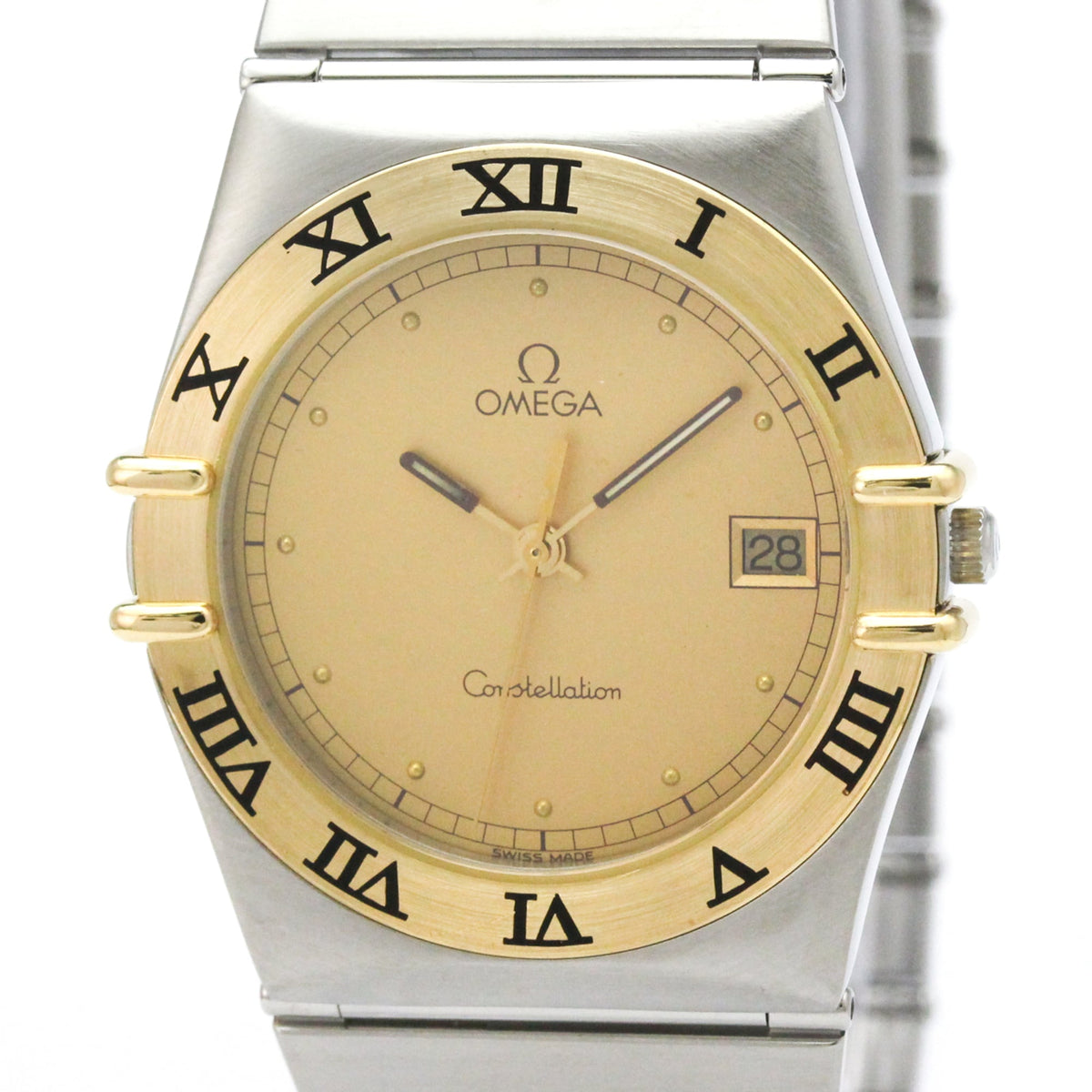 Omega Constellation 3961080 Gold Dial 33mm Watch