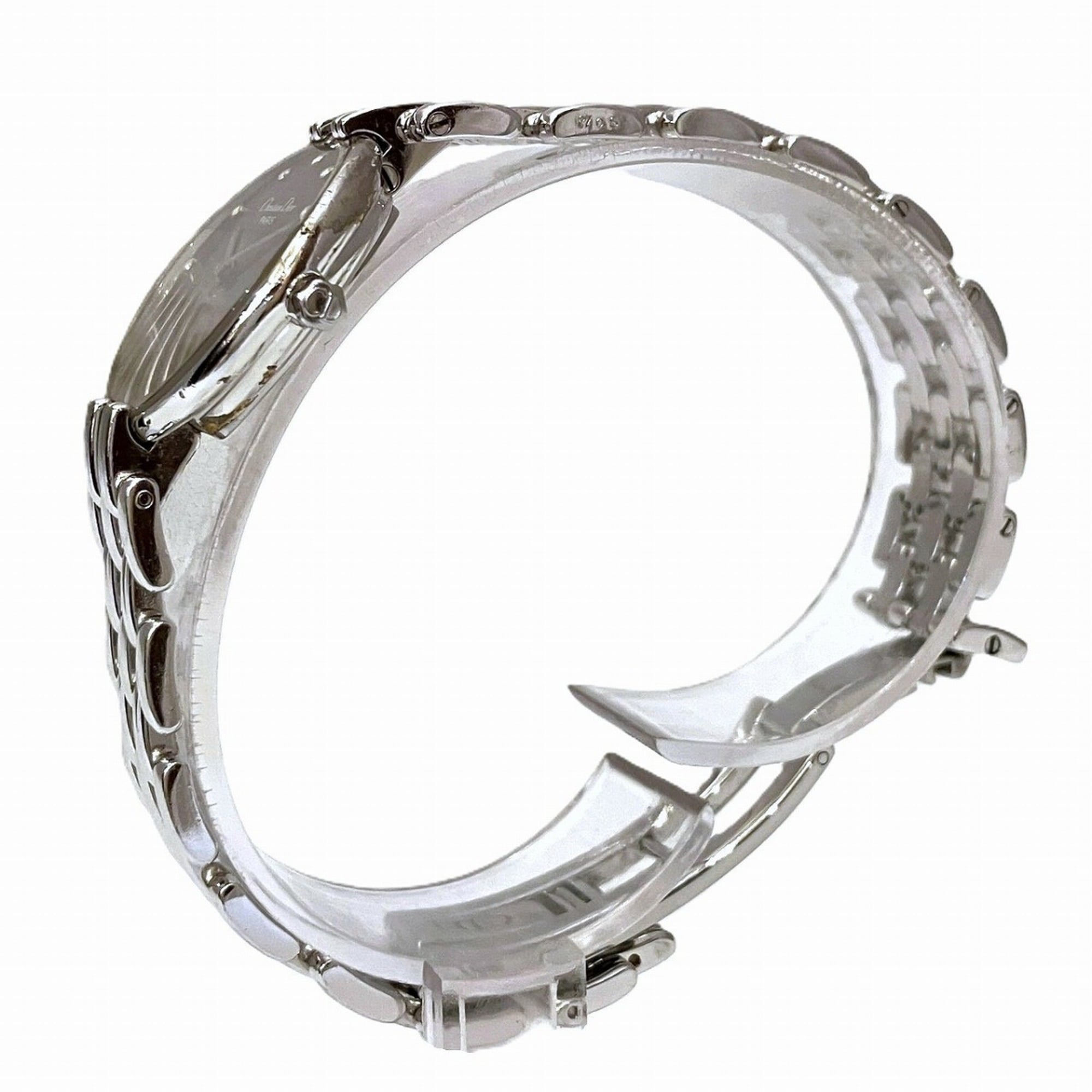 Christian Dior Bacilla watch, total weight 37.8g, stainless steel, quartz movement, gunmetal dial, D44-120