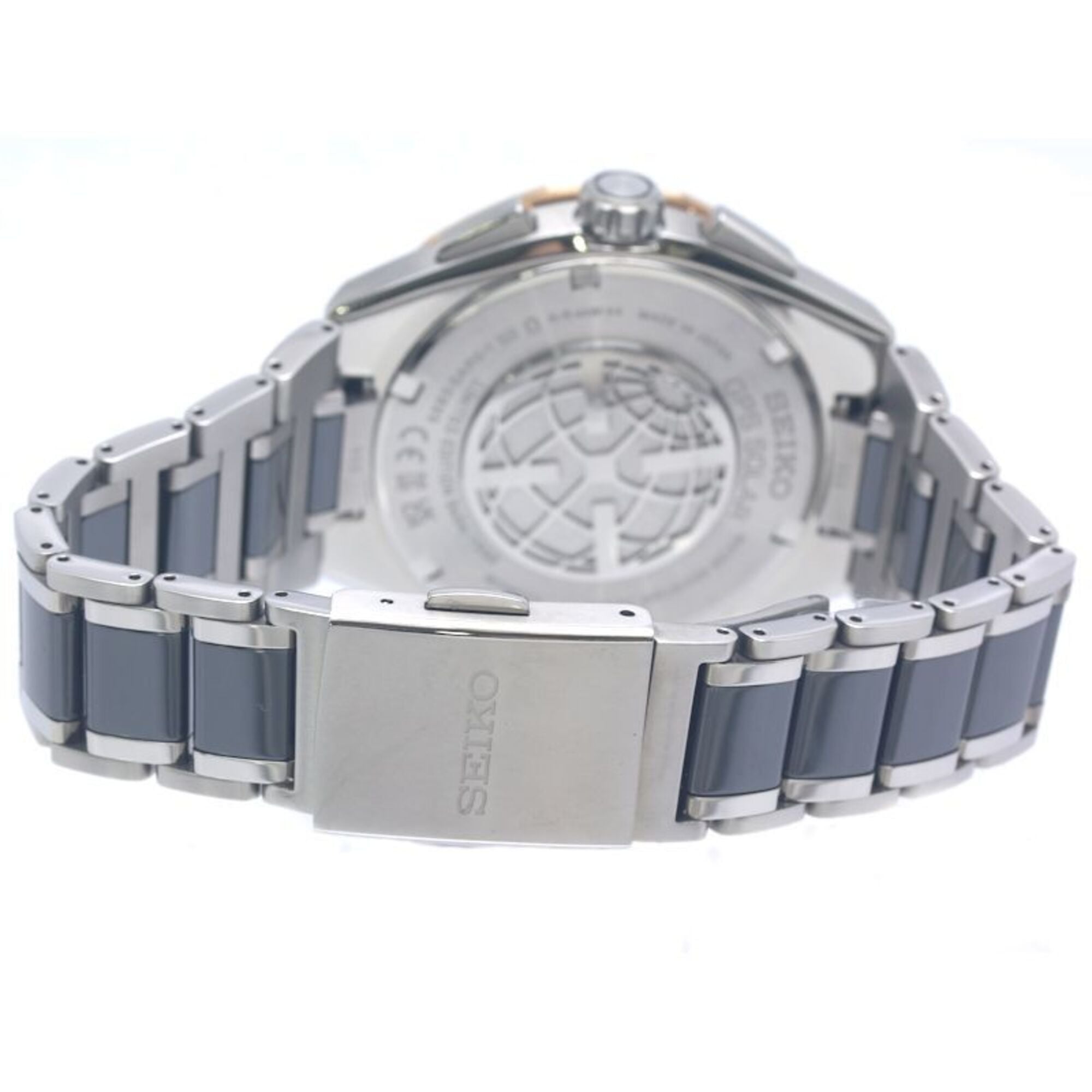 SEIKO Astron Nextar 2025 Limitierte Auflage SBXC180 5X83-0AR0-1 GPS-Solar-Funkuhr für Herren, Titan x Keramik, 40322