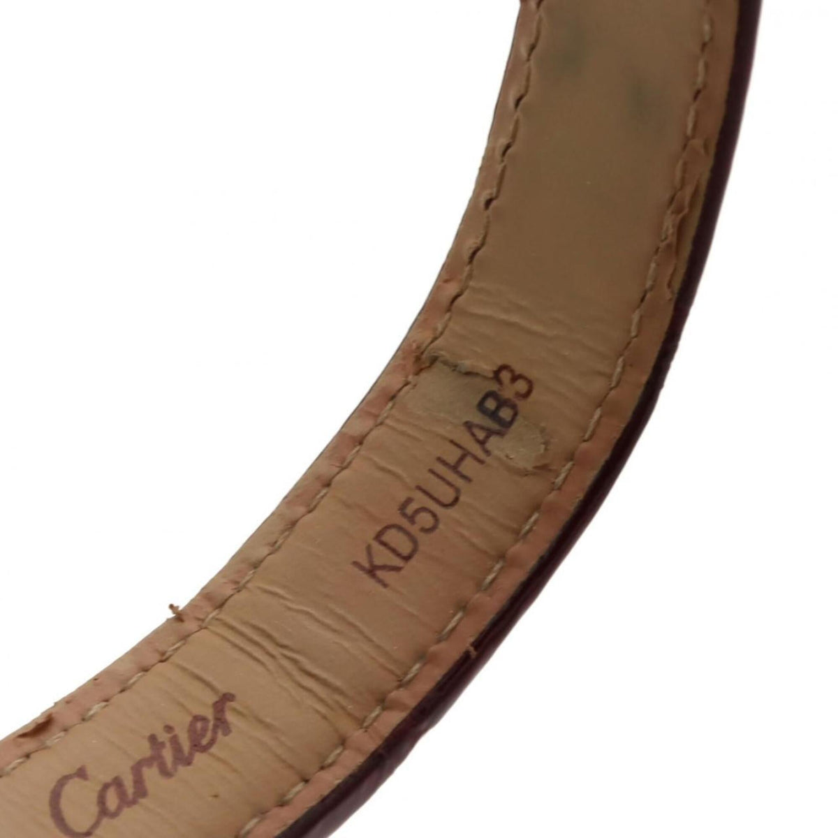 Cartier Must Trinity W1016430, gelbes Zifferblatt, 26 mm Uhr