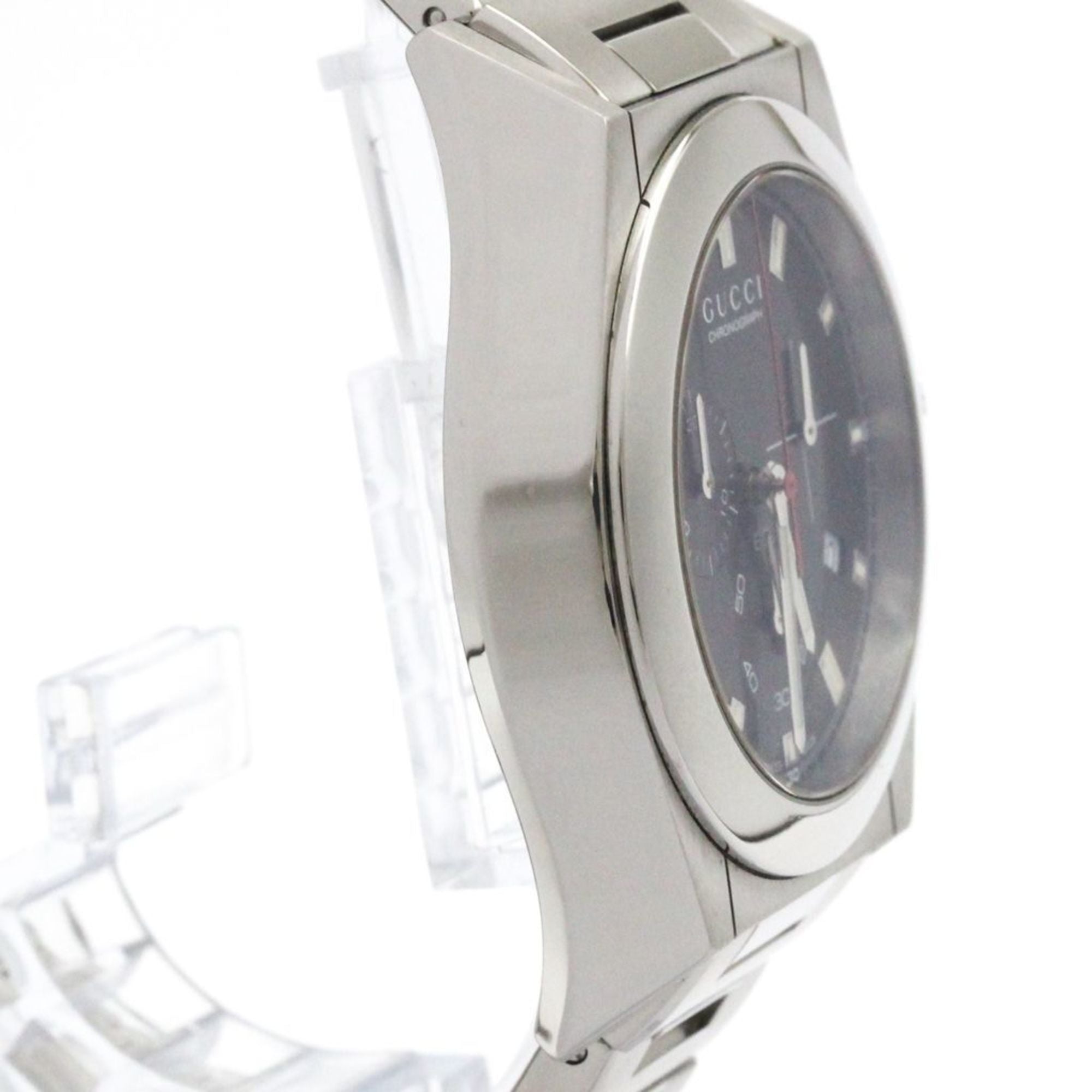 GUCCI Pantheon roestvrijstalen quartz herenhorloge YA115235
