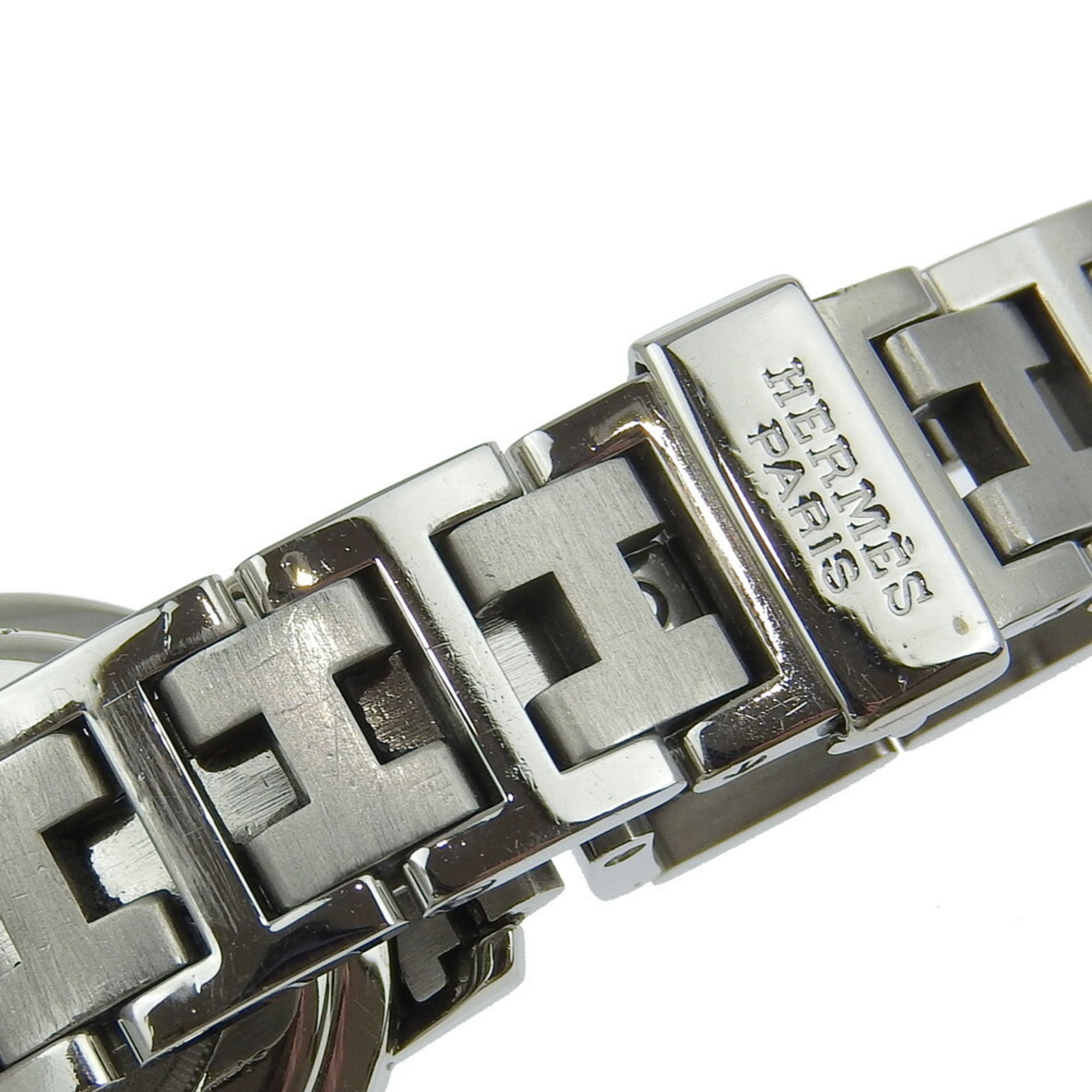 Hermes HERMES Clipper-horloge CL4.210 Roestvrij staal Kwarts Analoog display Witte wijzerplaat Dames S212224805