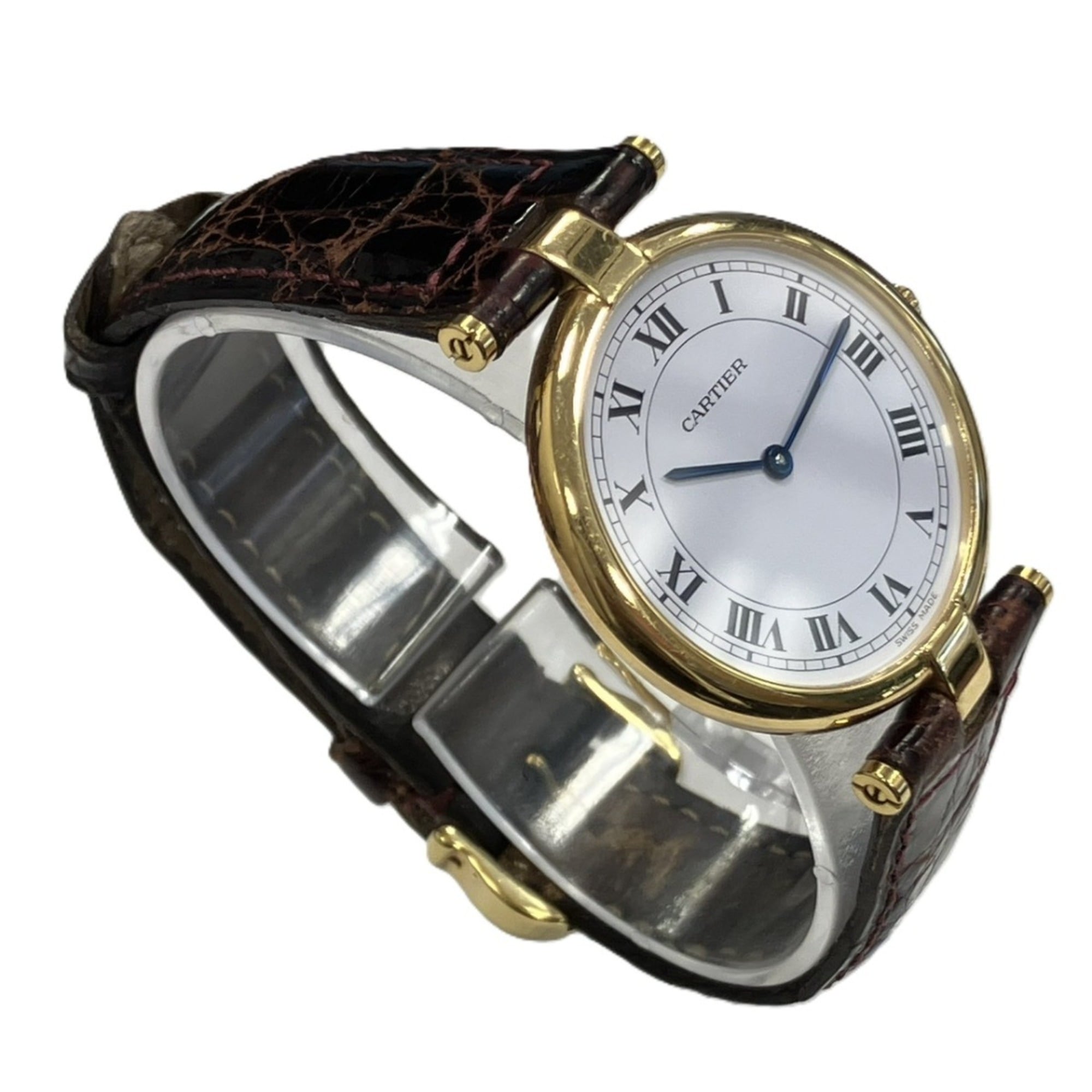 Cartier Vendome Louis LM 81001 White Dial 30mm Watch
