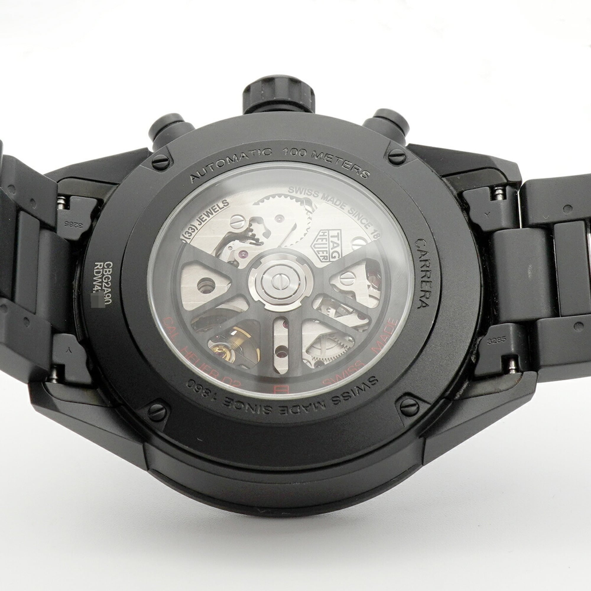 TAG Heuer Carrera CBG2A90 Herrenuhr Skelettzifferblatt