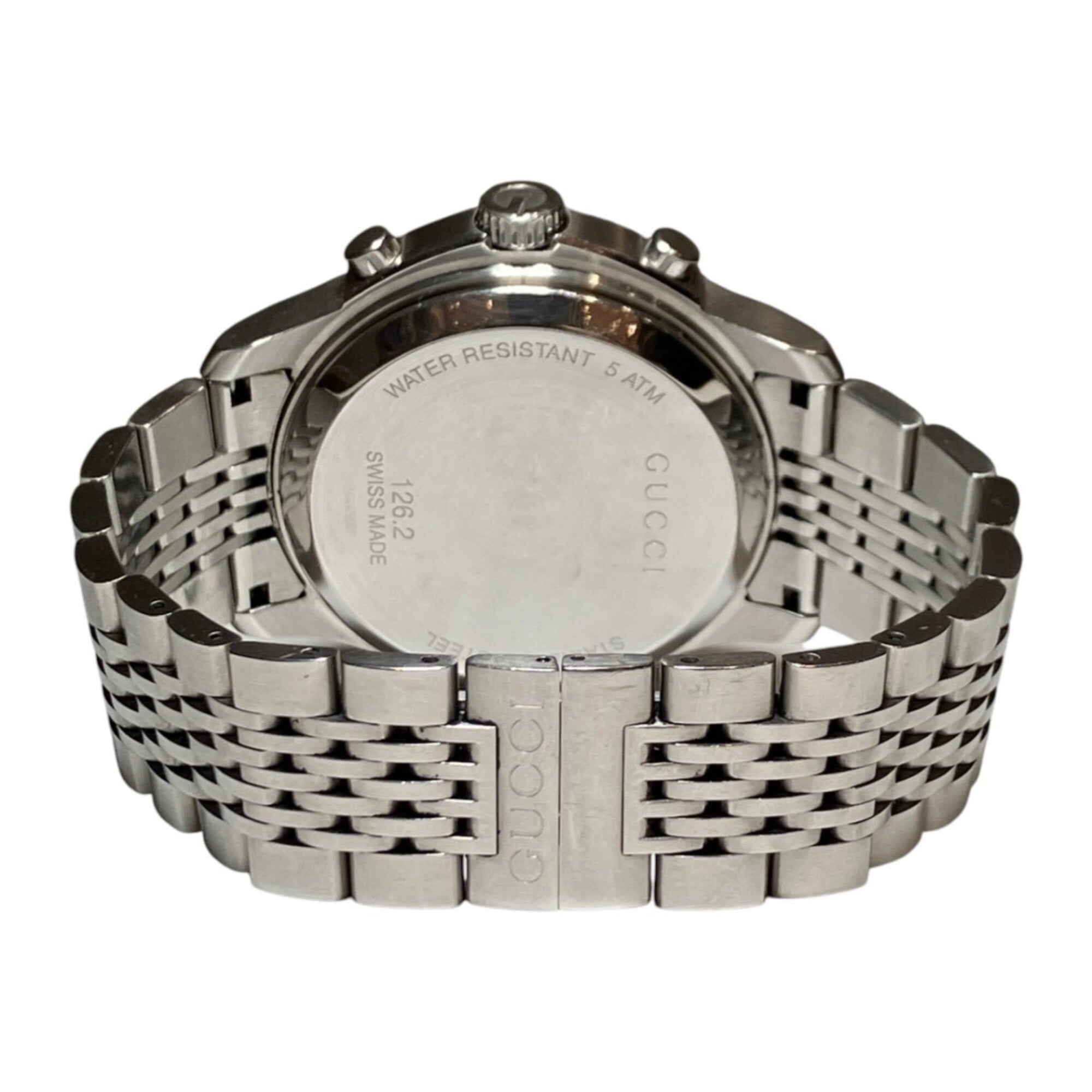 Gucci G-Timeless total weight 182g stainless steel automatic black dial 126.2