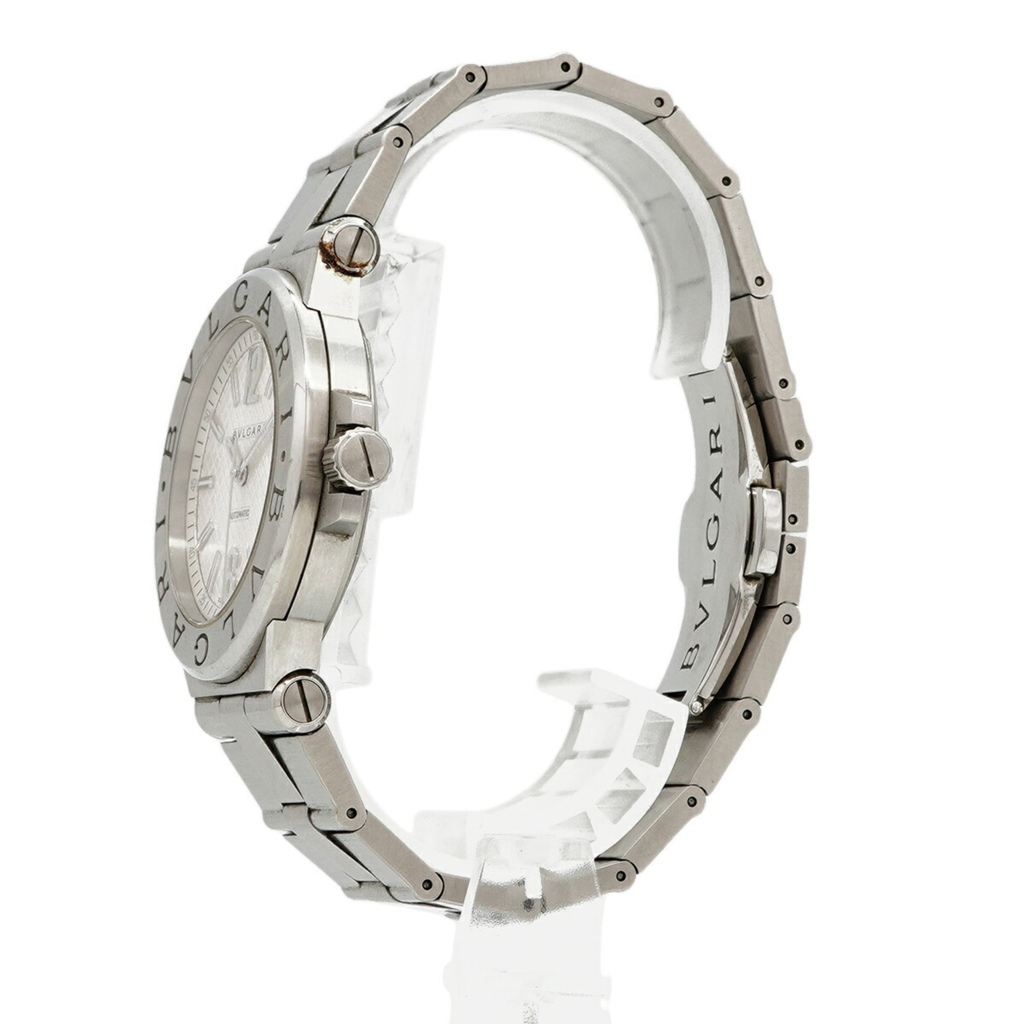 Bvlgari Diagono DG40S Silver Dial Stainless steel 40mm Watch