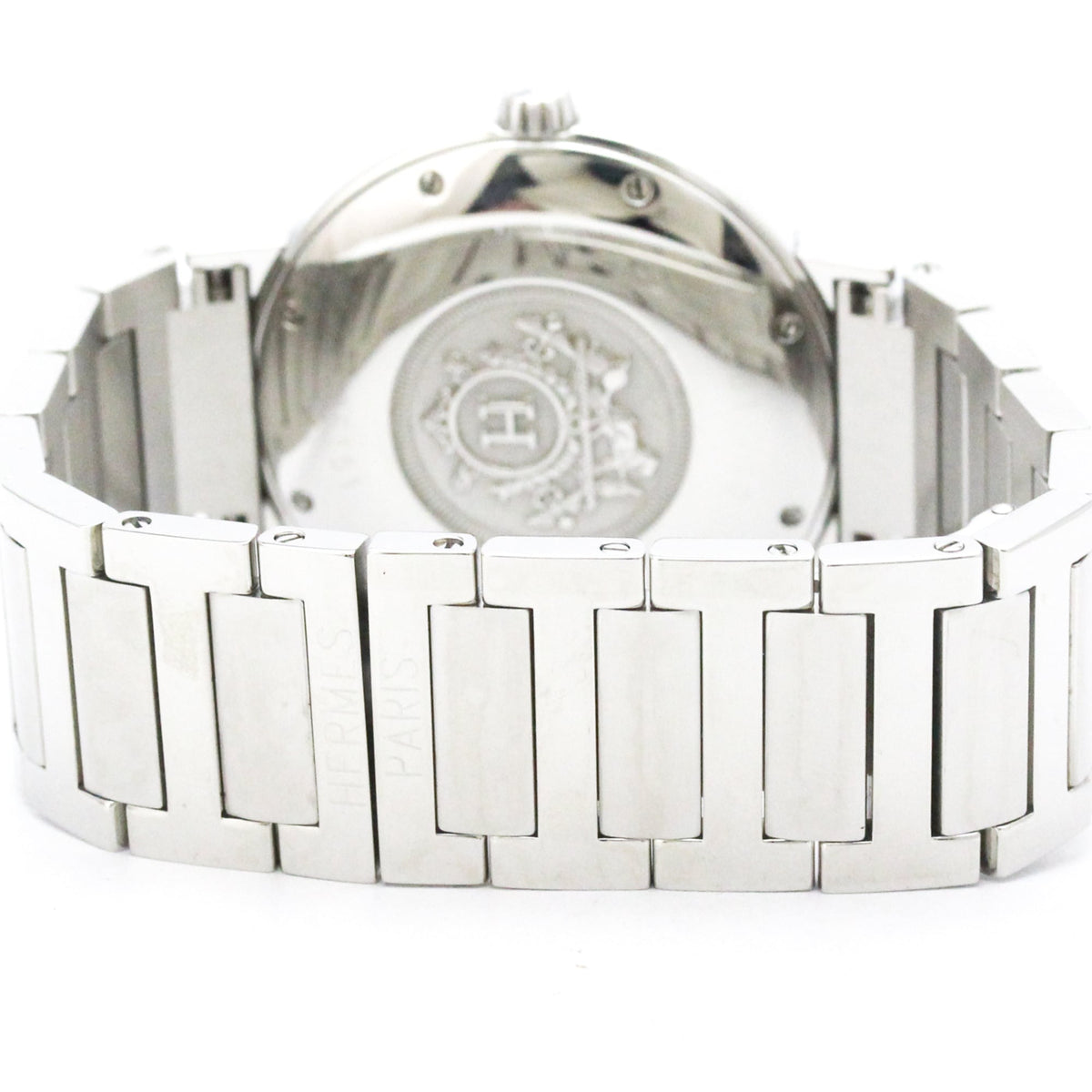 Hermes Nomade NO1.710 Silber Zifferblatt 36 mm Uhr