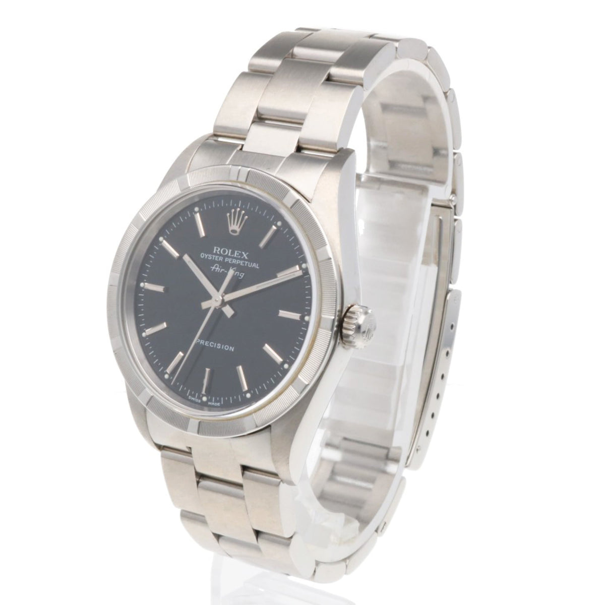 Rolex Air-King Oyster Perpetual 14010 Black Dial 34mm Watch