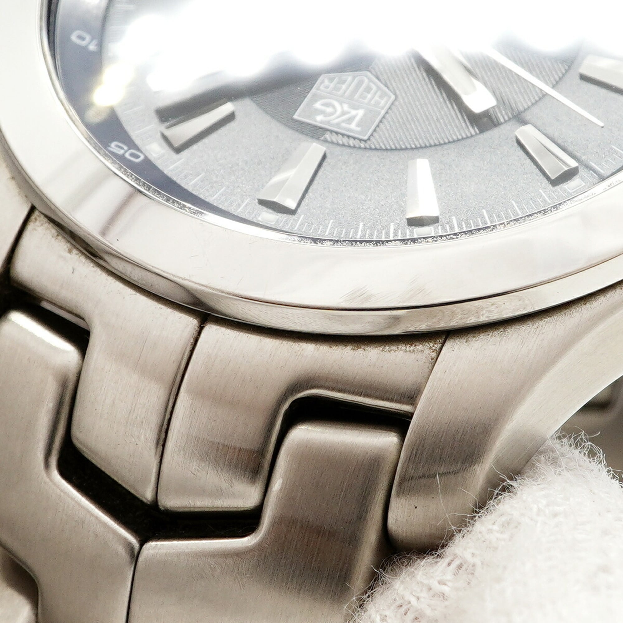 TAG Heuer Link WJF2112 herenhorloge met marineblauwe wijzerplaat
