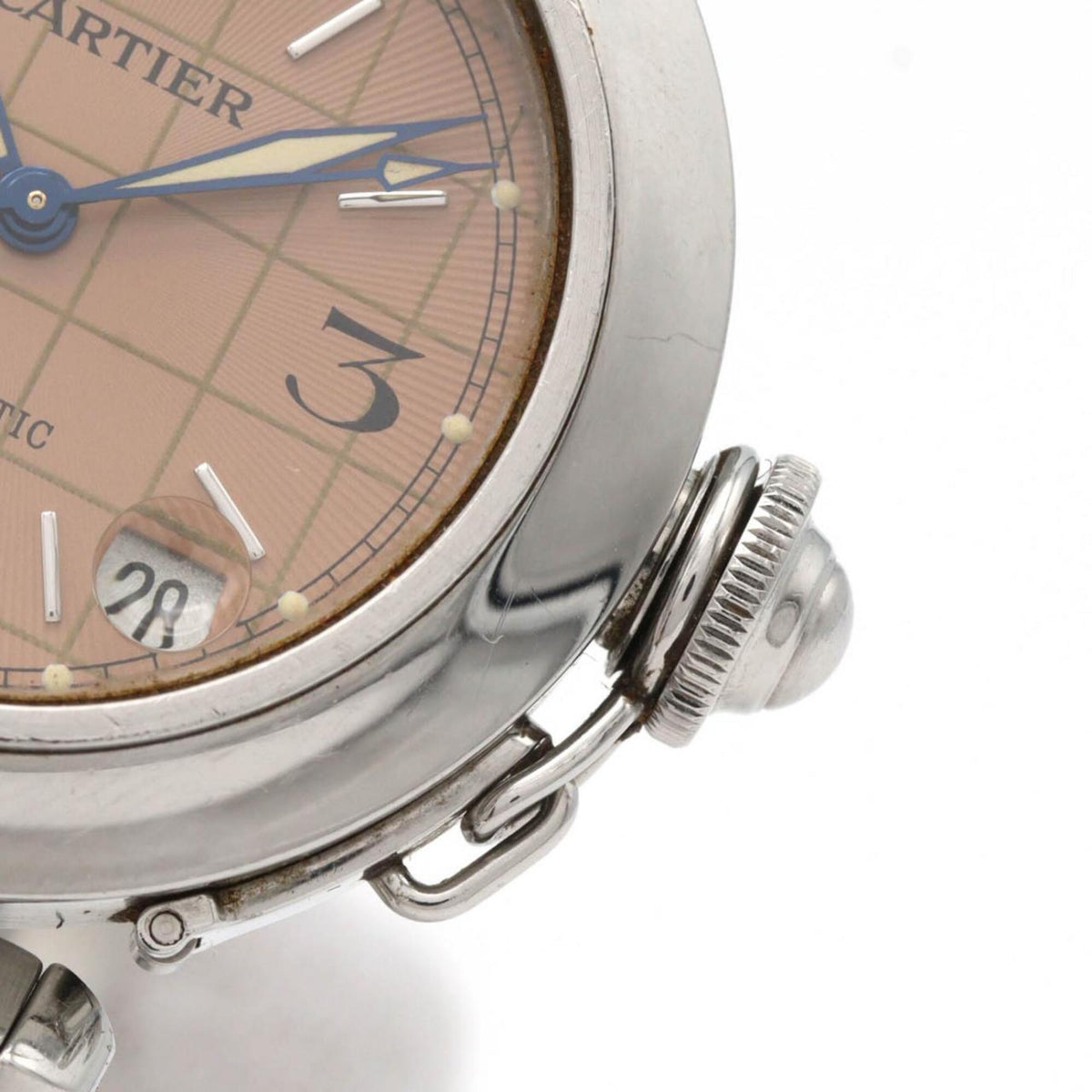 Cartier Pasha C W31024M7 Rosa Zifferblatt 35 mm Uhr