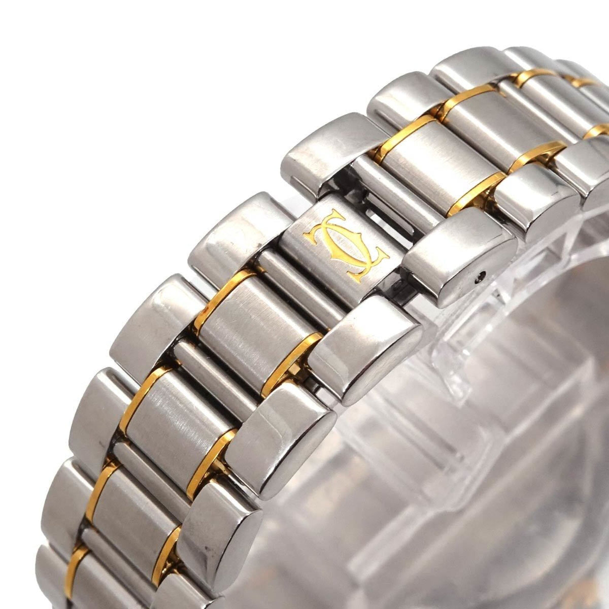 Cartier Must 21 Vingt-et-un W10072R6 horloge met zilveren wijzerplaat, 31 mm