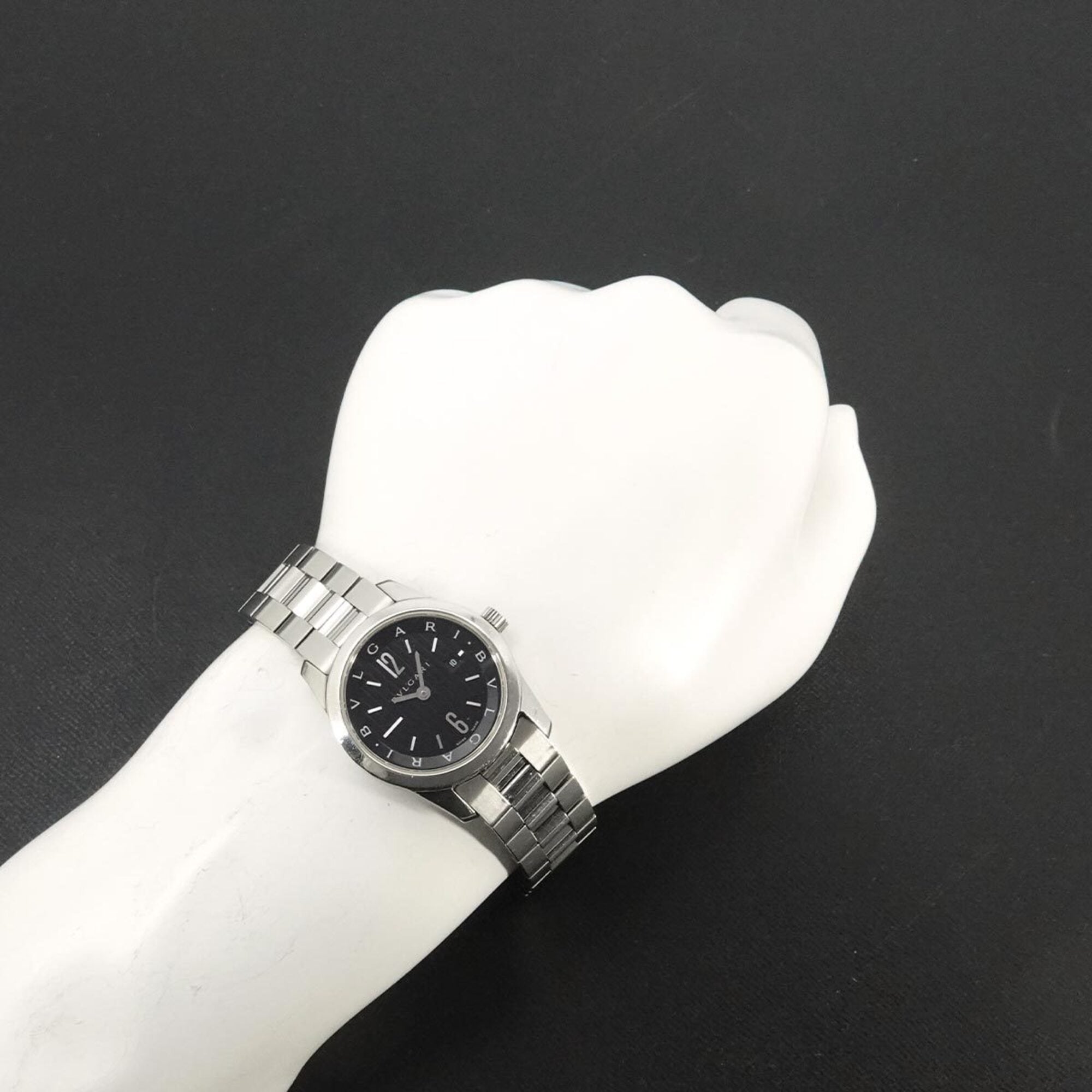 Bulgari BVLGARI ST30S Black Dial 30mm Watch
