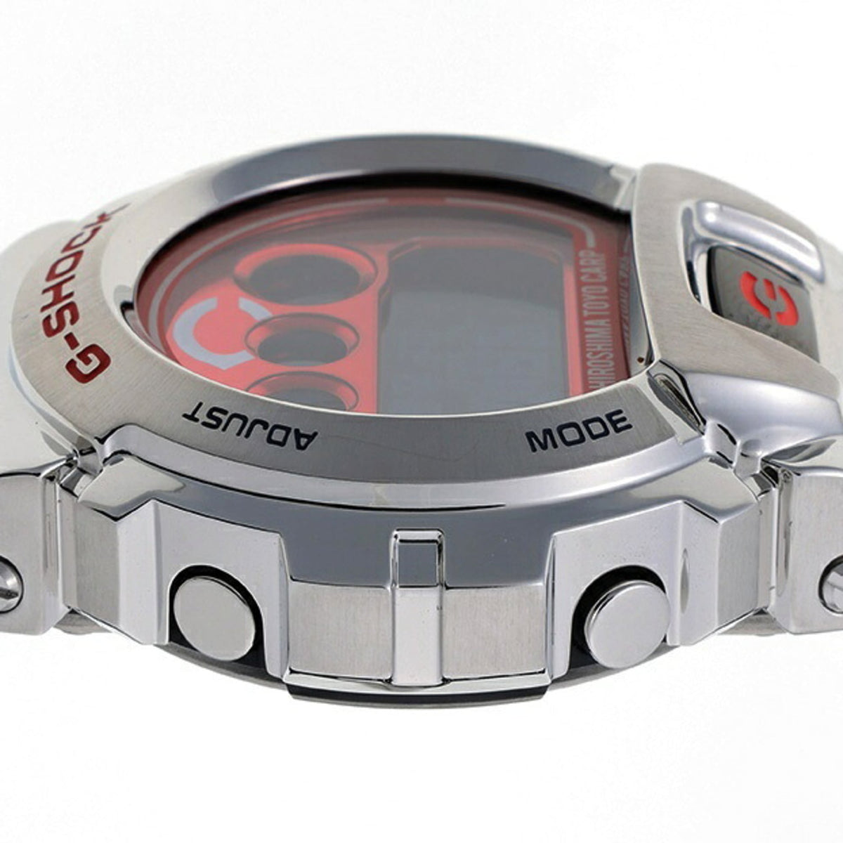 Casio G-SHOCK Hiroshima Toyo Carp GM-6900CARP23-1JR Horloge met rode wijzerplaat, 49 mm