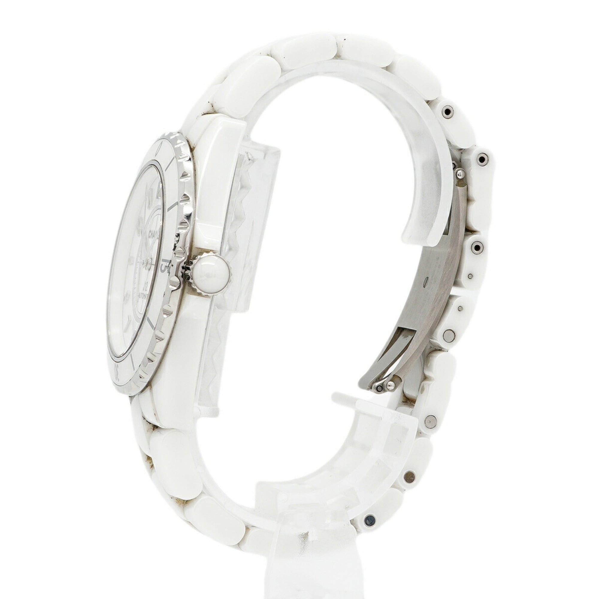 Chanel J12 H2891 White Dial Men's Watch