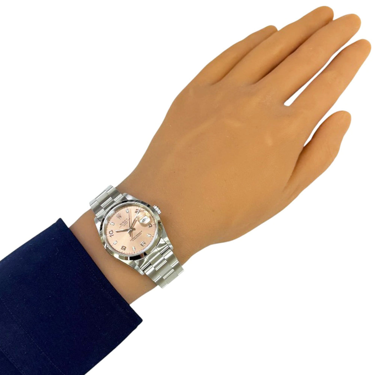 Montre Rolex Date Oyster Perpetual Rose avec cadran de 34 mm