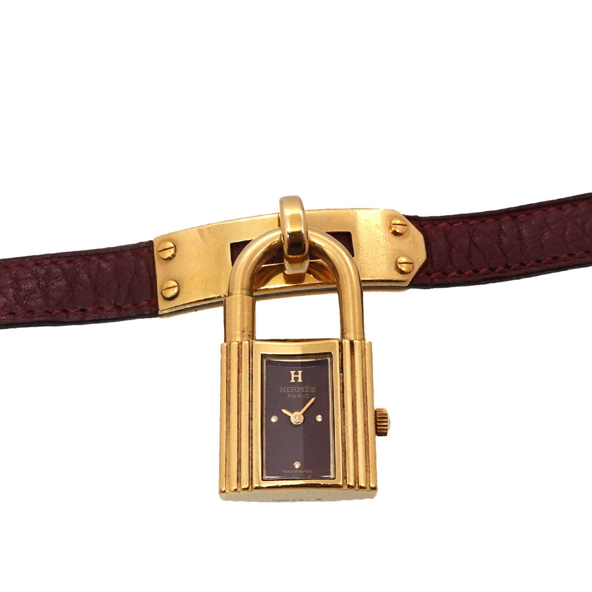 Hermes Kelly Bordeaux Dial 20mm Watch
