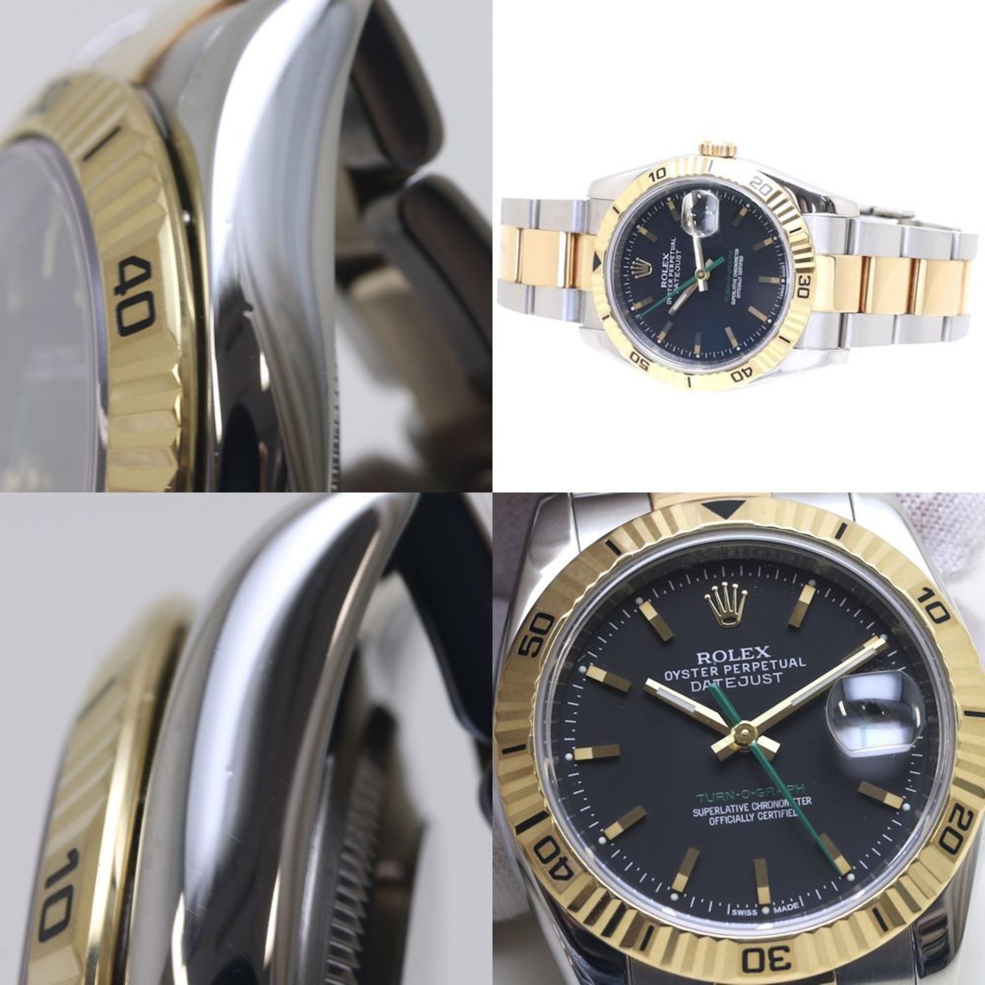 ROLEX Rolex Datejust Turn-O-Graph, Limitierte Auflage aus Japan (300 Stück), 116263, 18 Karat Gelbgold xSS, Herrenuhr, 39370
