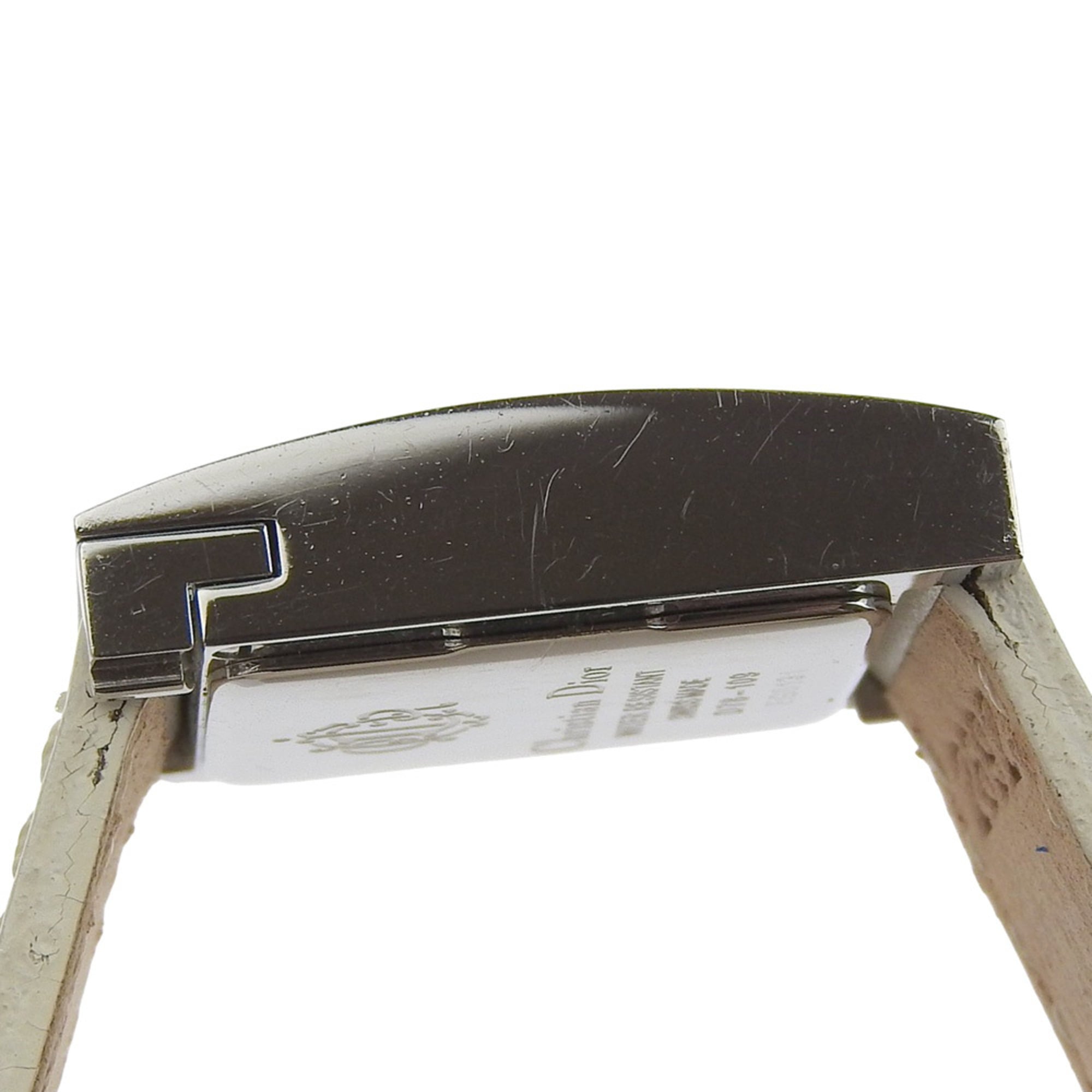 Christian Dior Maris Watch D78-109 Stainless Steel x Shimmer Leather Q