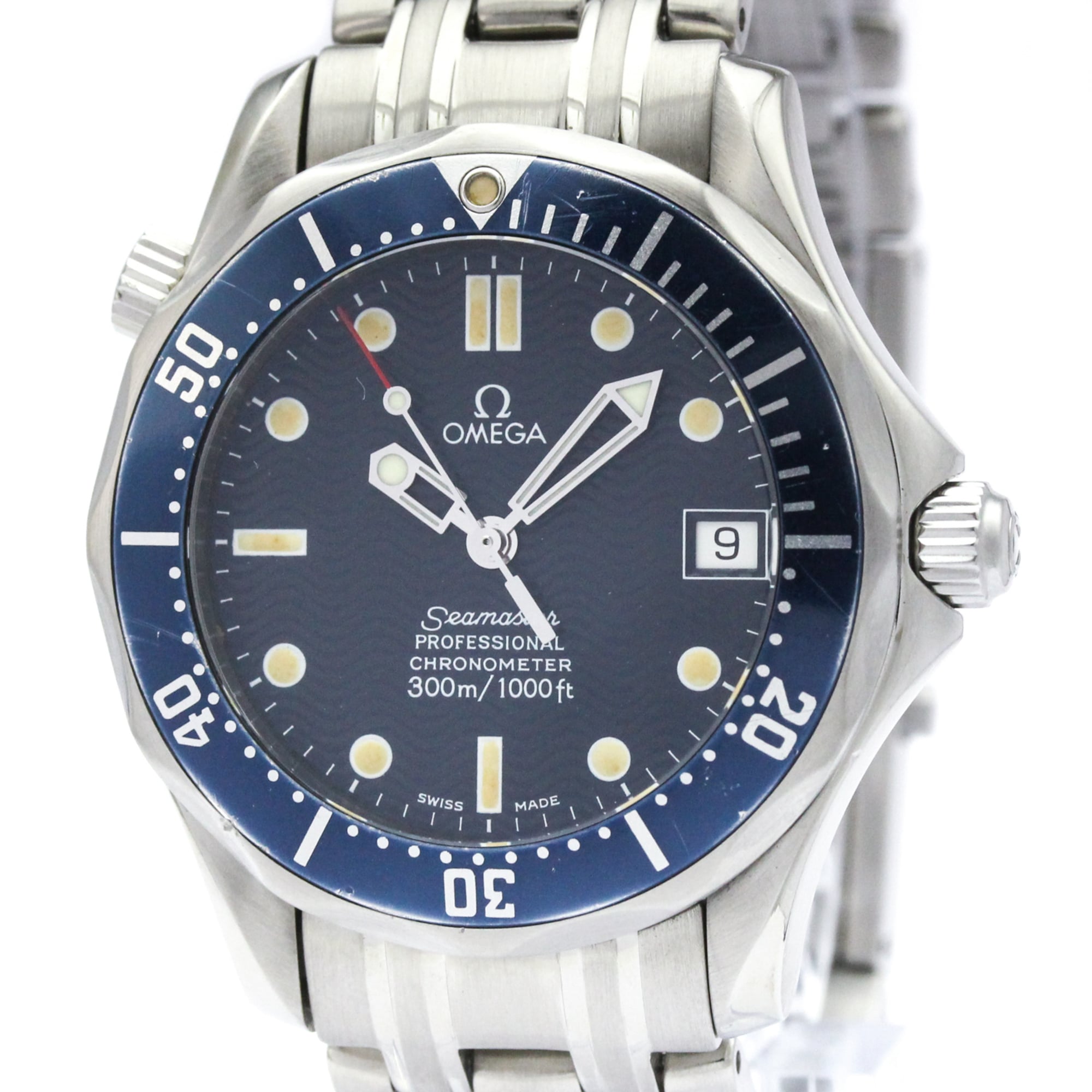OMEGA Seamaster Professional 300M Mid Steel Size Watch 2551.80 Polished
